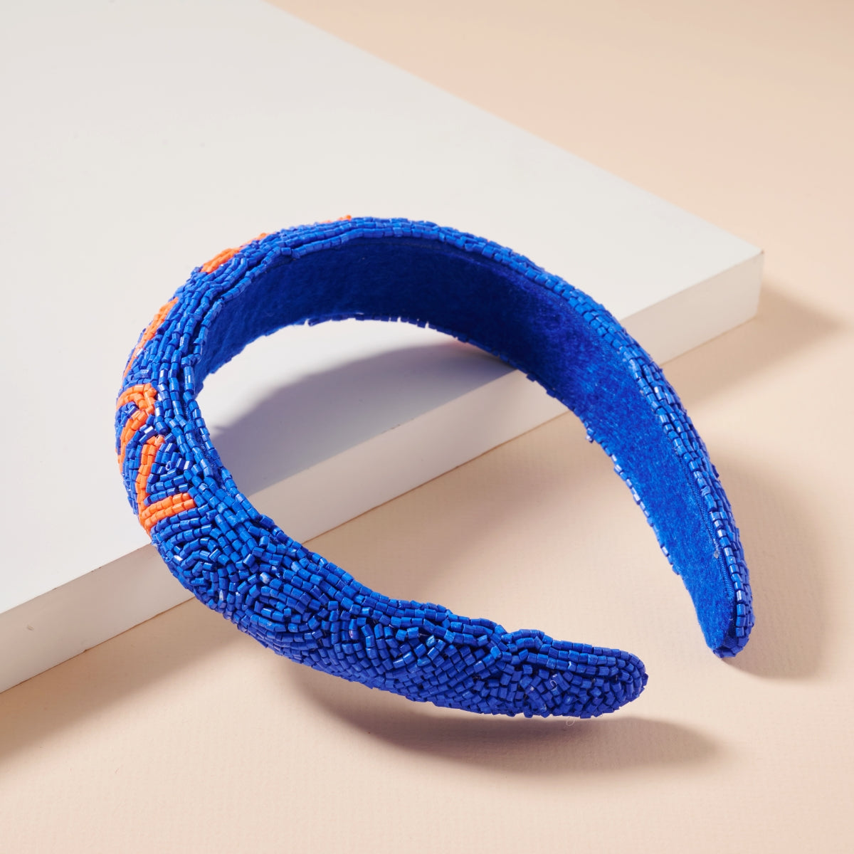 Elegant Game Day Seed Beaded Headband