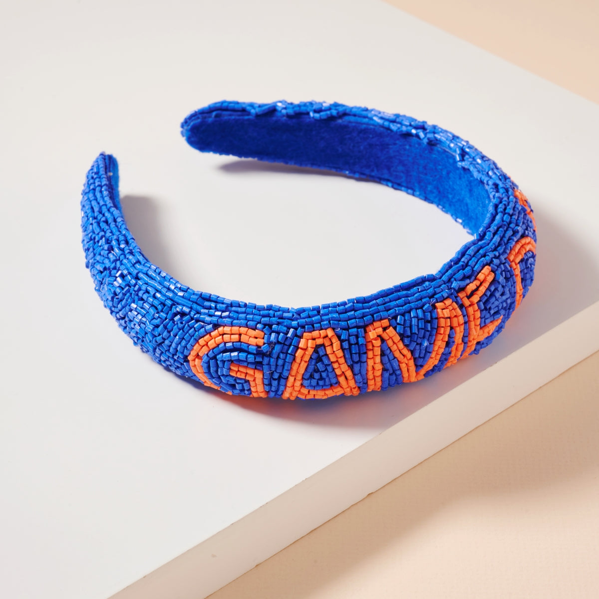 Elegant Game Day Seed Beaded Headband