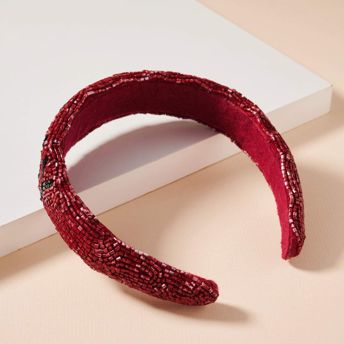 Elegant Game Day Seed Beaded Headband