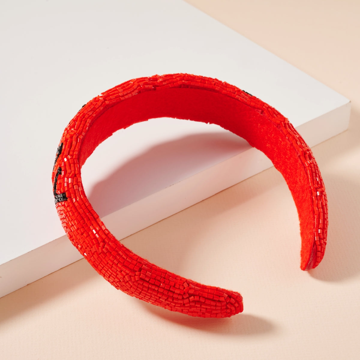 Elegant Game Day Seed Beaded Headband