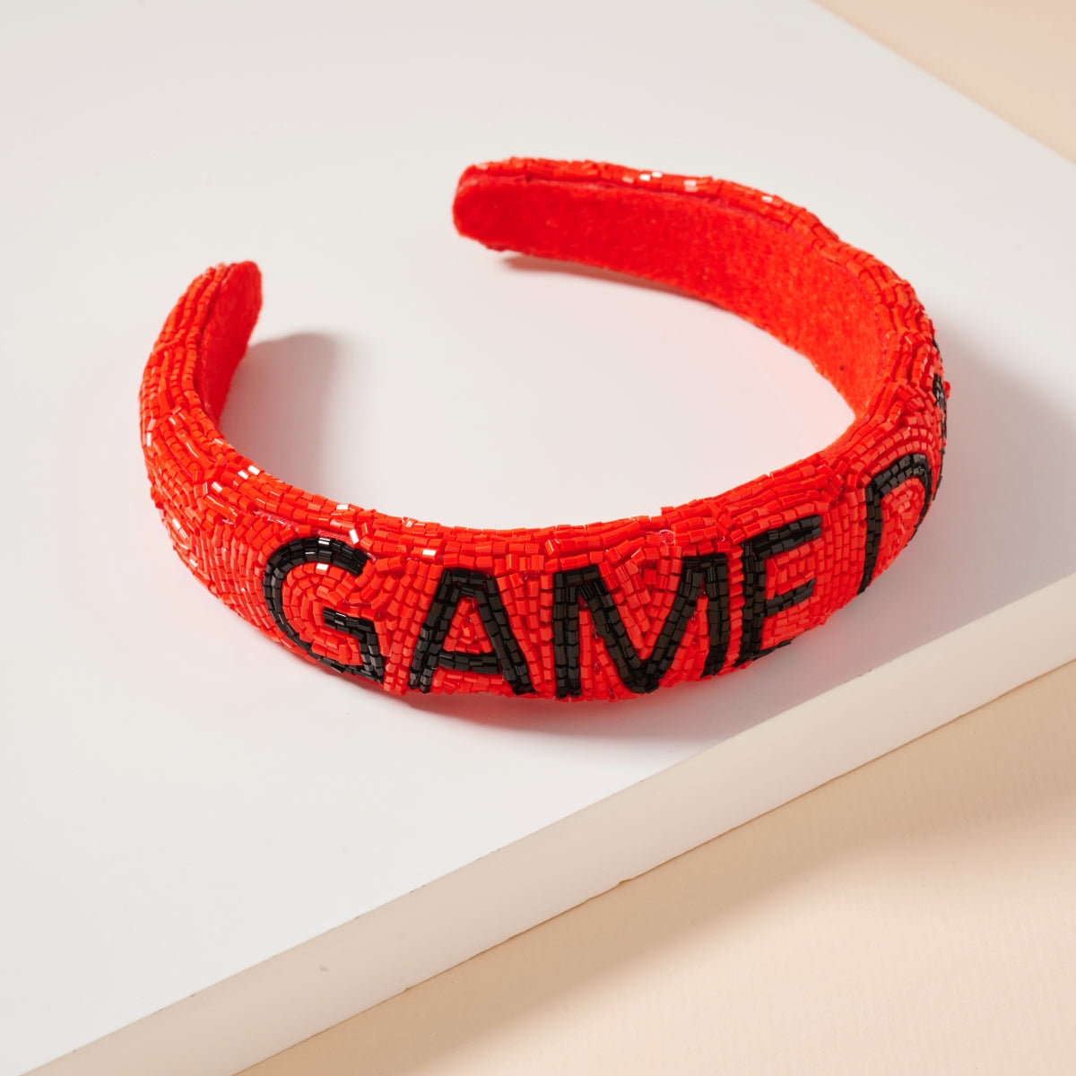 Elegant Game Day Seed Beaded Headband