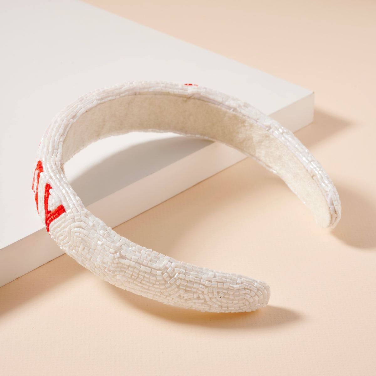 Elegant Game Day Seed Beaded Headband