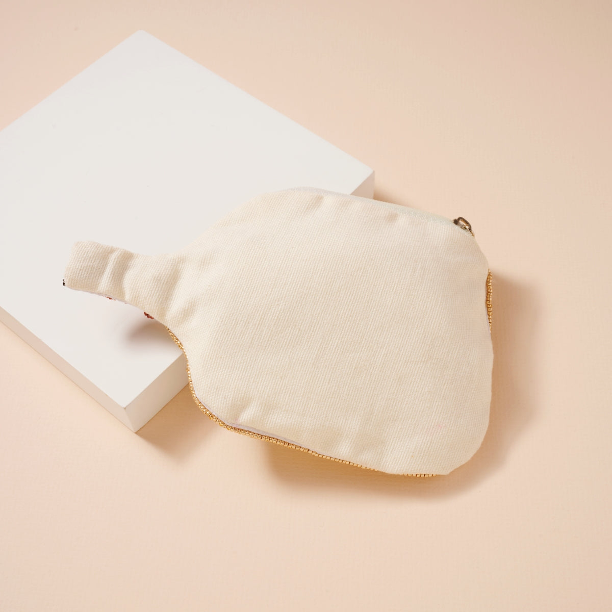 Trendy Pickleball Beaded Coin Pouch