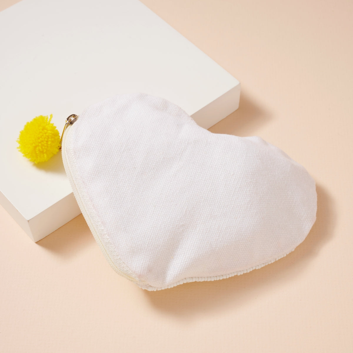 Heart-Shaped Bead Coin Pouch