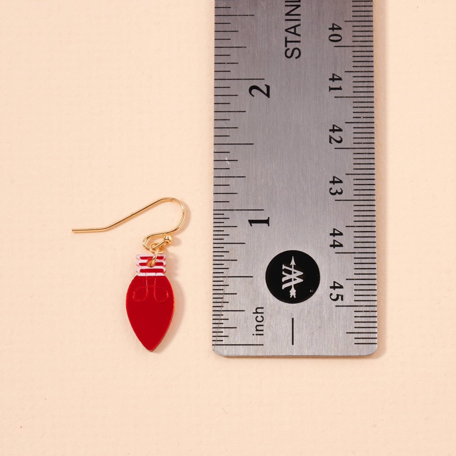Christmas Light Bulb Drop Earrings | Acrylic Dangles
