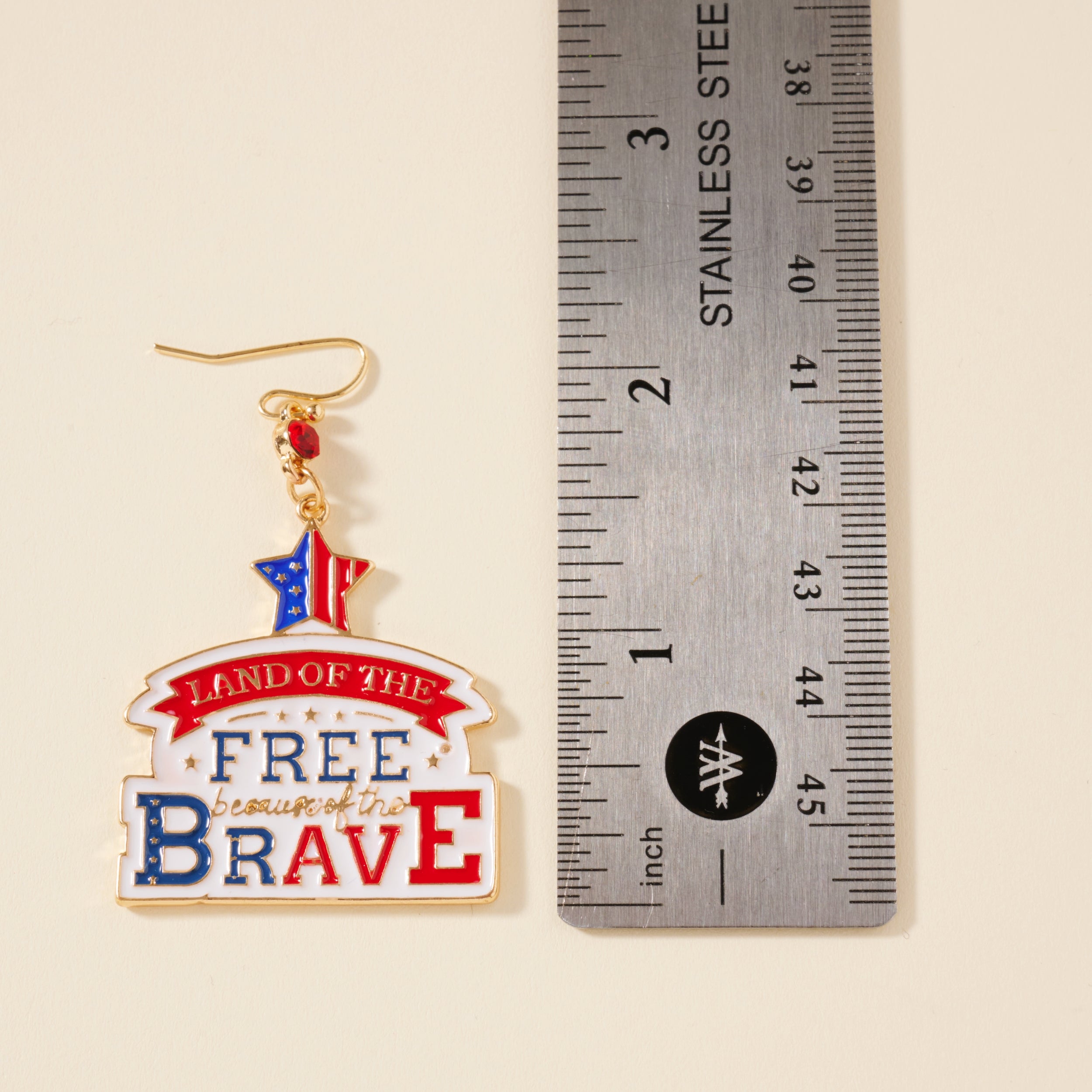 Festive “Land of the Free” Dangling Earrings