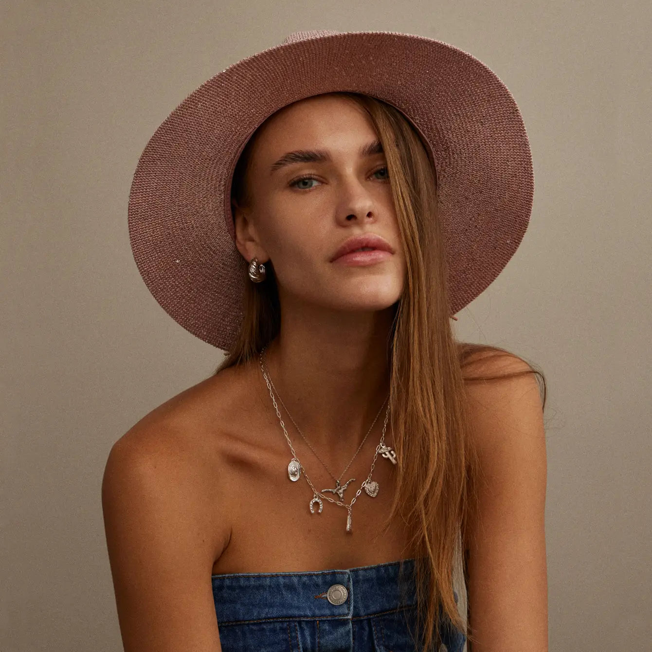 18K Gold-Dipped Twisted Open Hoop Earrings