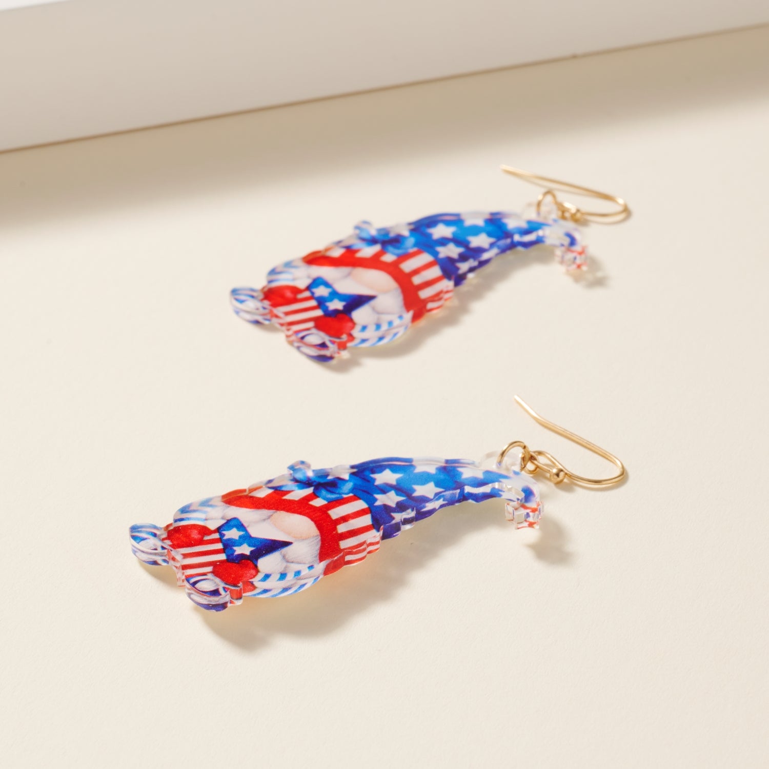 USA Garden Gnome Earrings