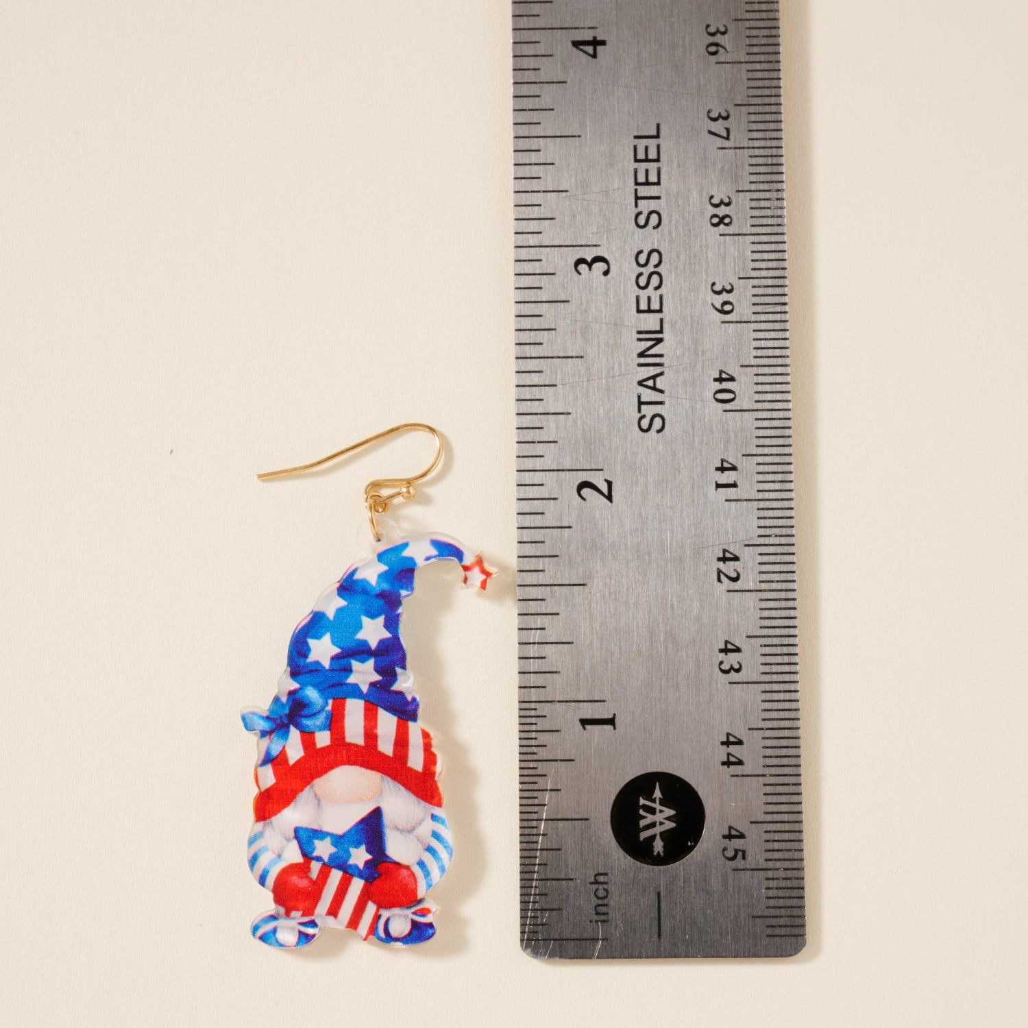 USA Garden Gnome Earrings