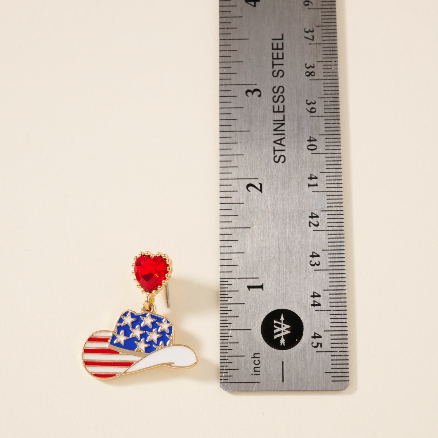 USA Cowboy Hat Earrings