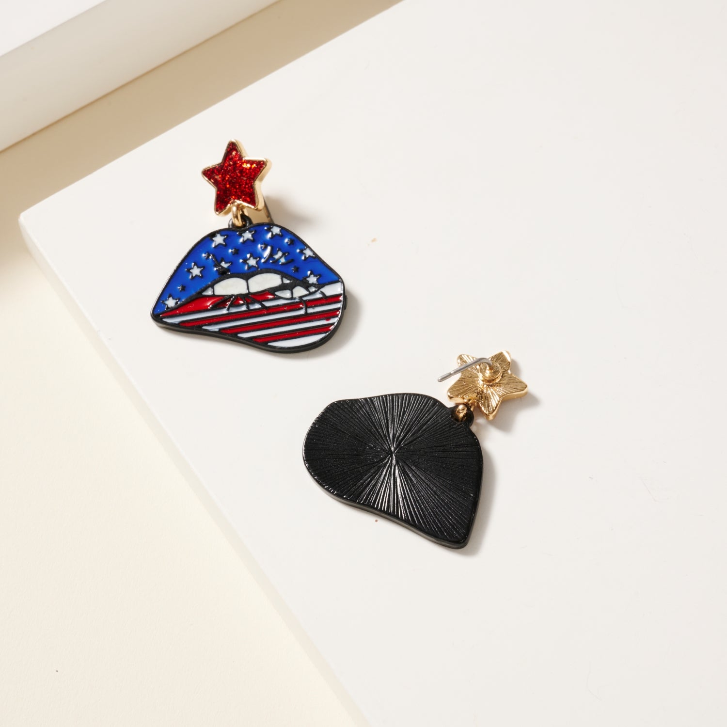 USA Lips Earrings