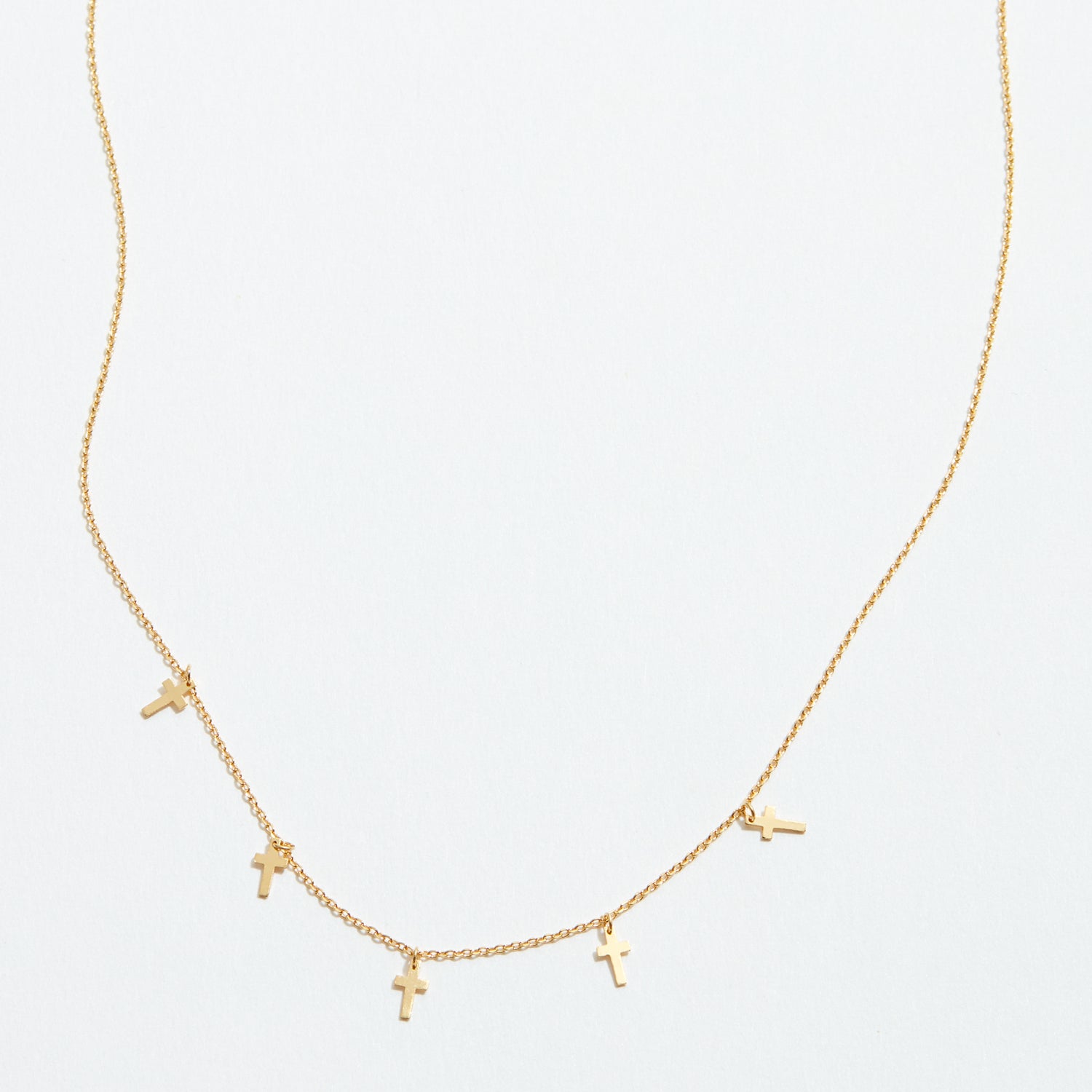 cross charm necklace