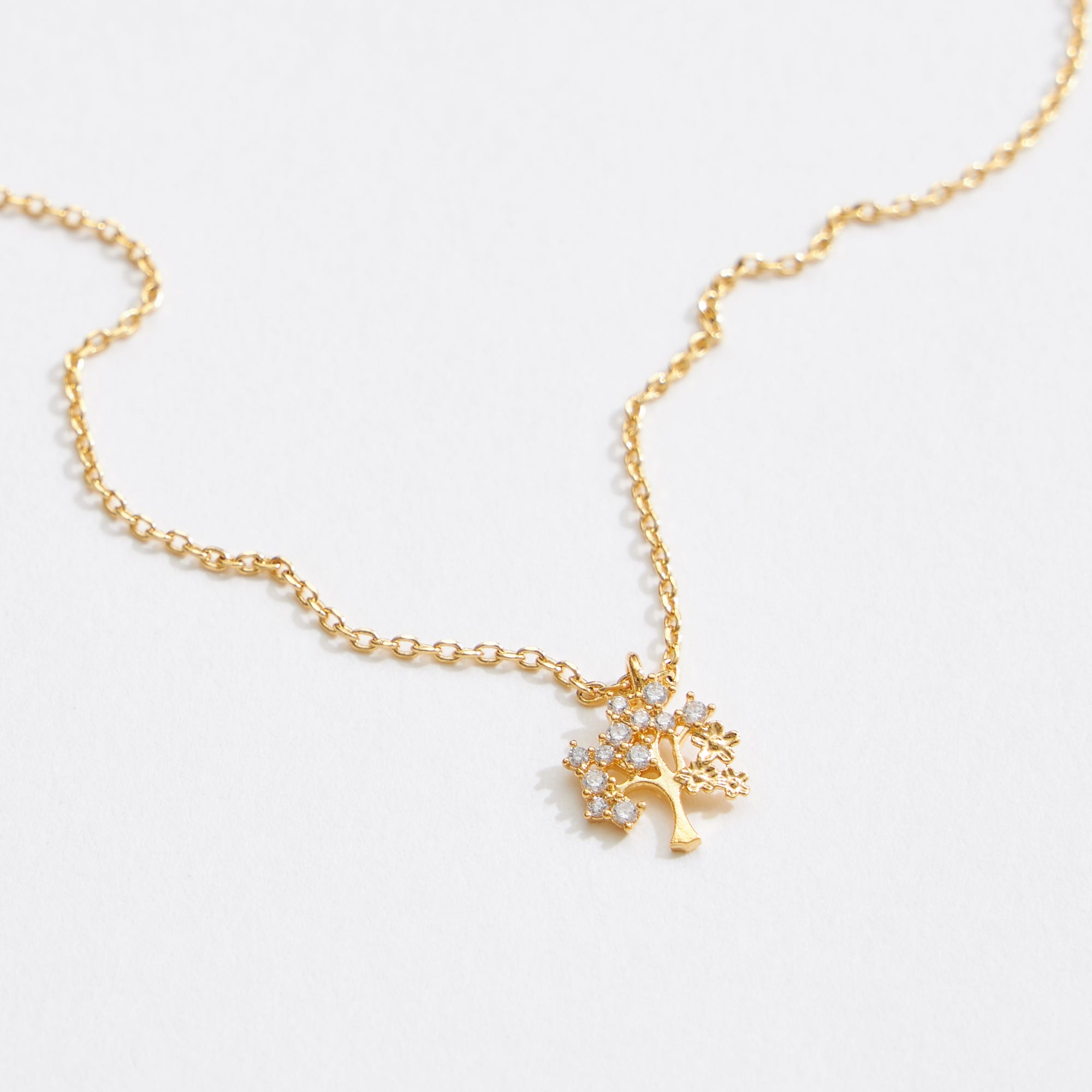 Gold Tree of Life Pendant Necklace