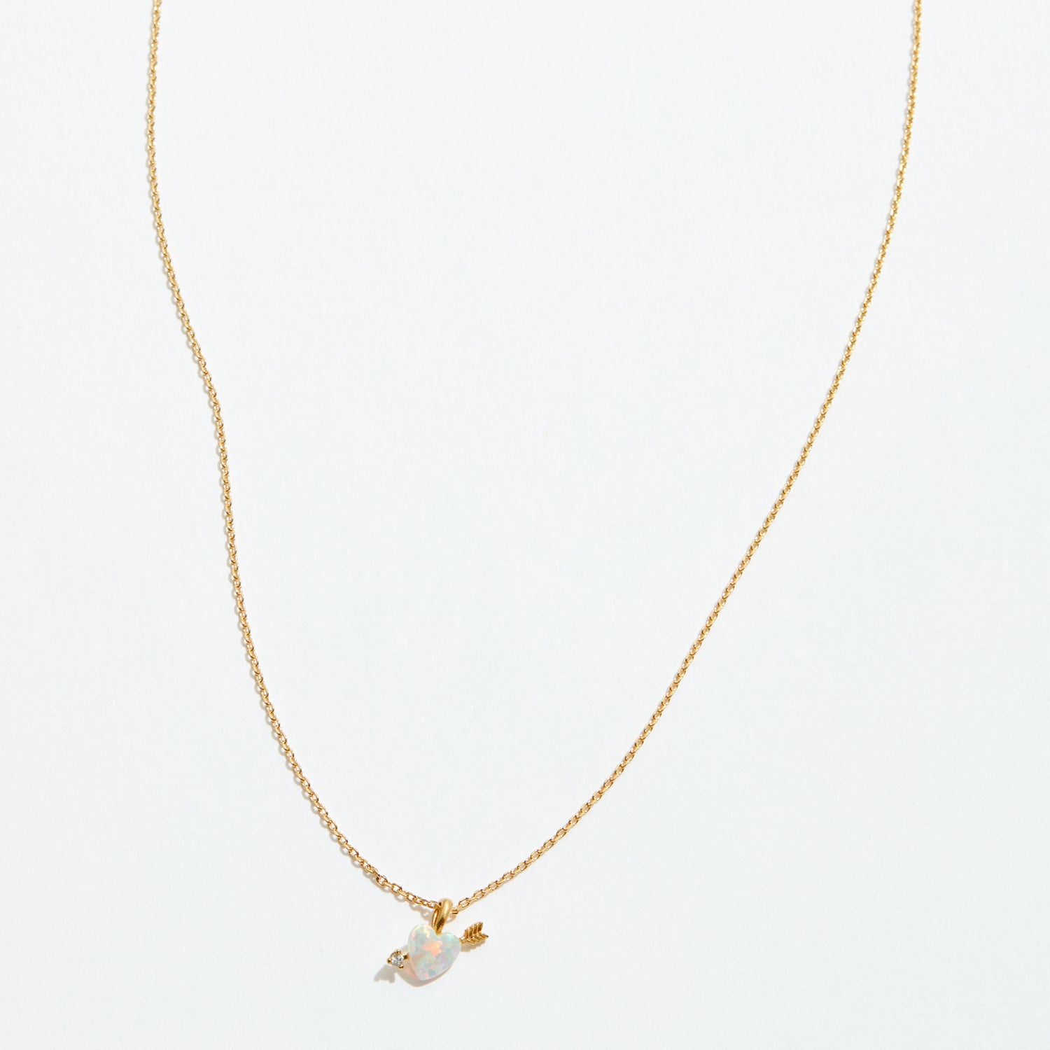 Gold Dipped Cupids Arrow Necklace - Frem
