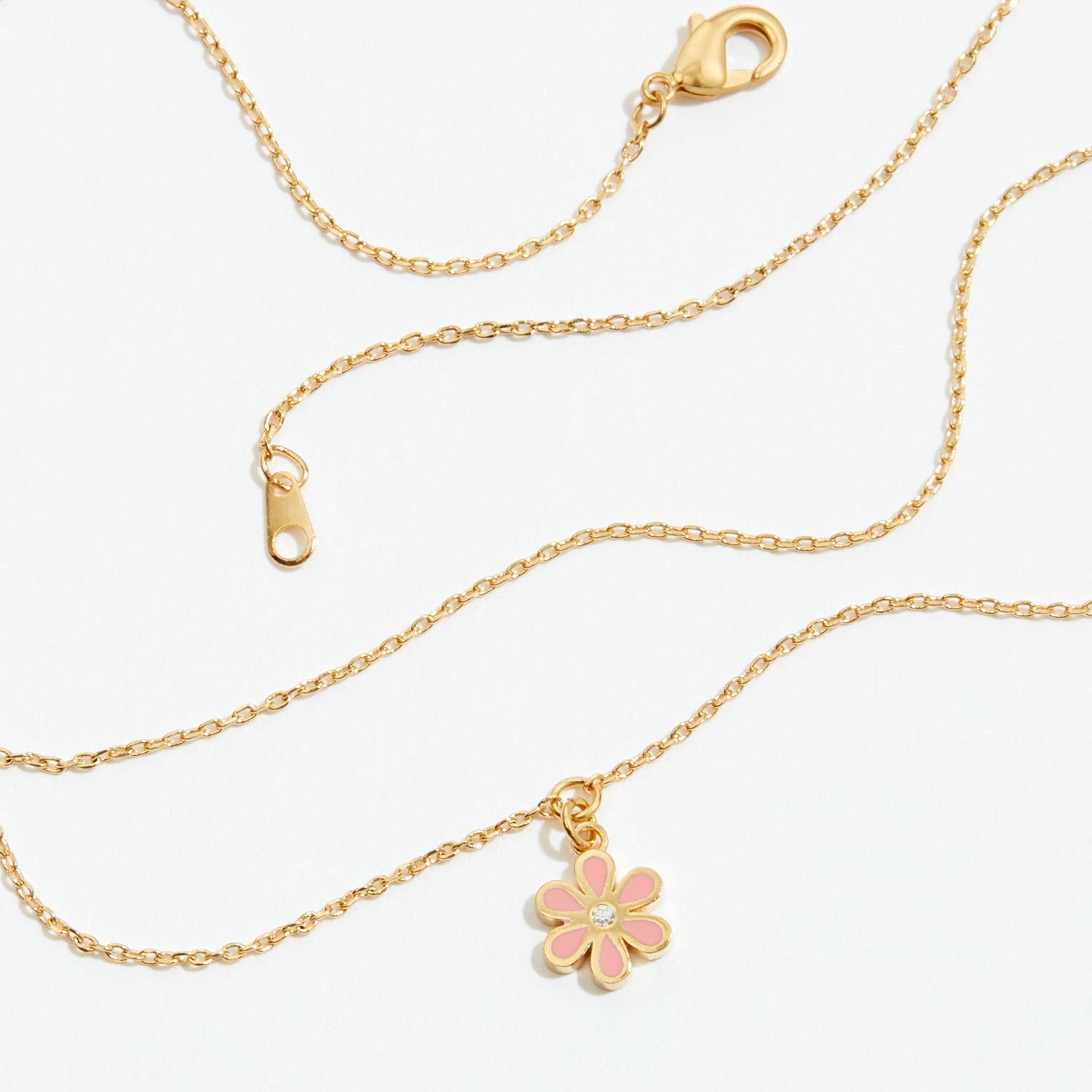 Gold Dipped Dainty Flower Pendant Layered Necklace - Frem