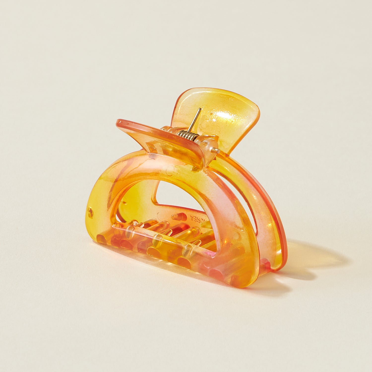 Tie Dye Resin Half Moon Claw Hair Clips - Frem