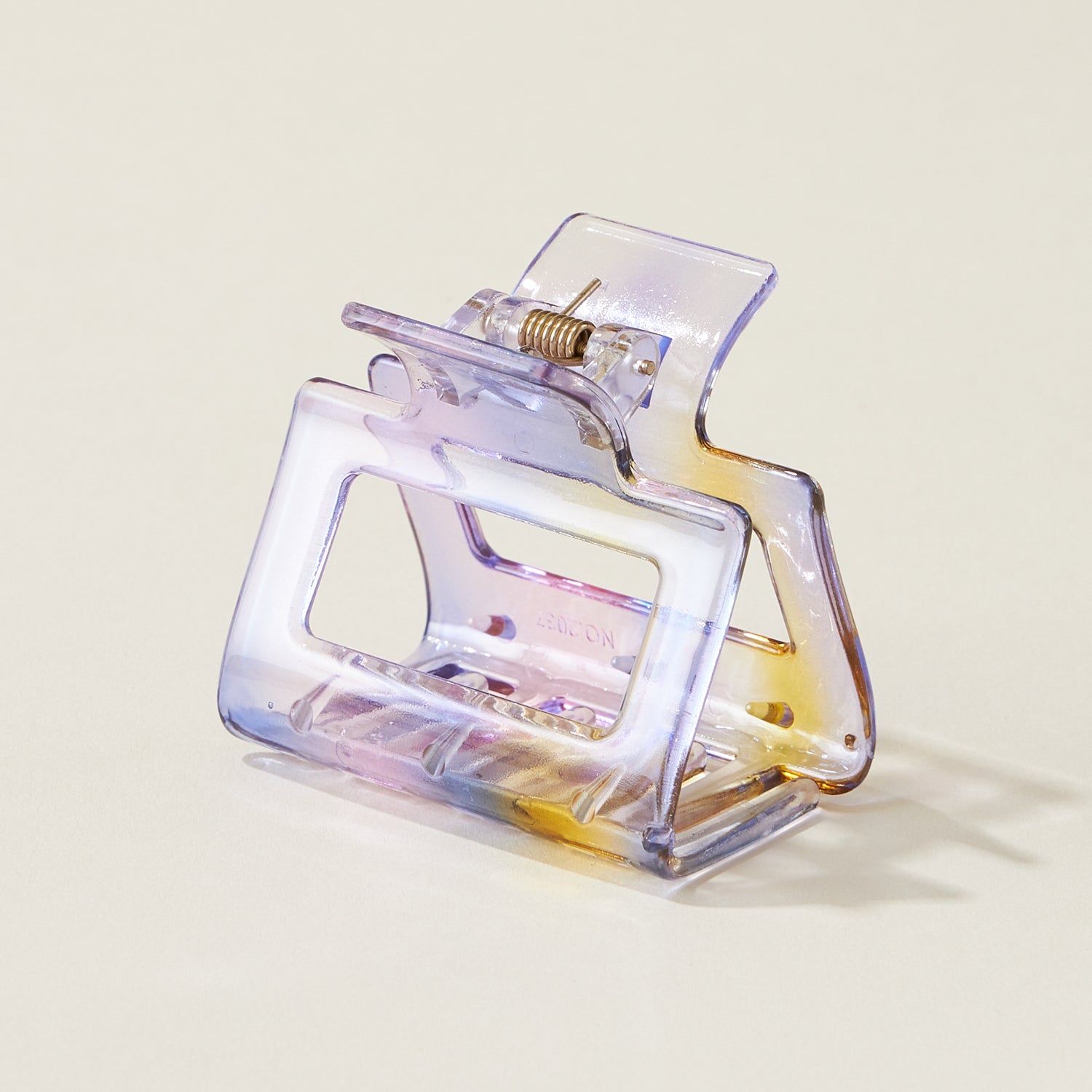 Tie Dye Resin Rectangular Claw Hair Clips - Frem