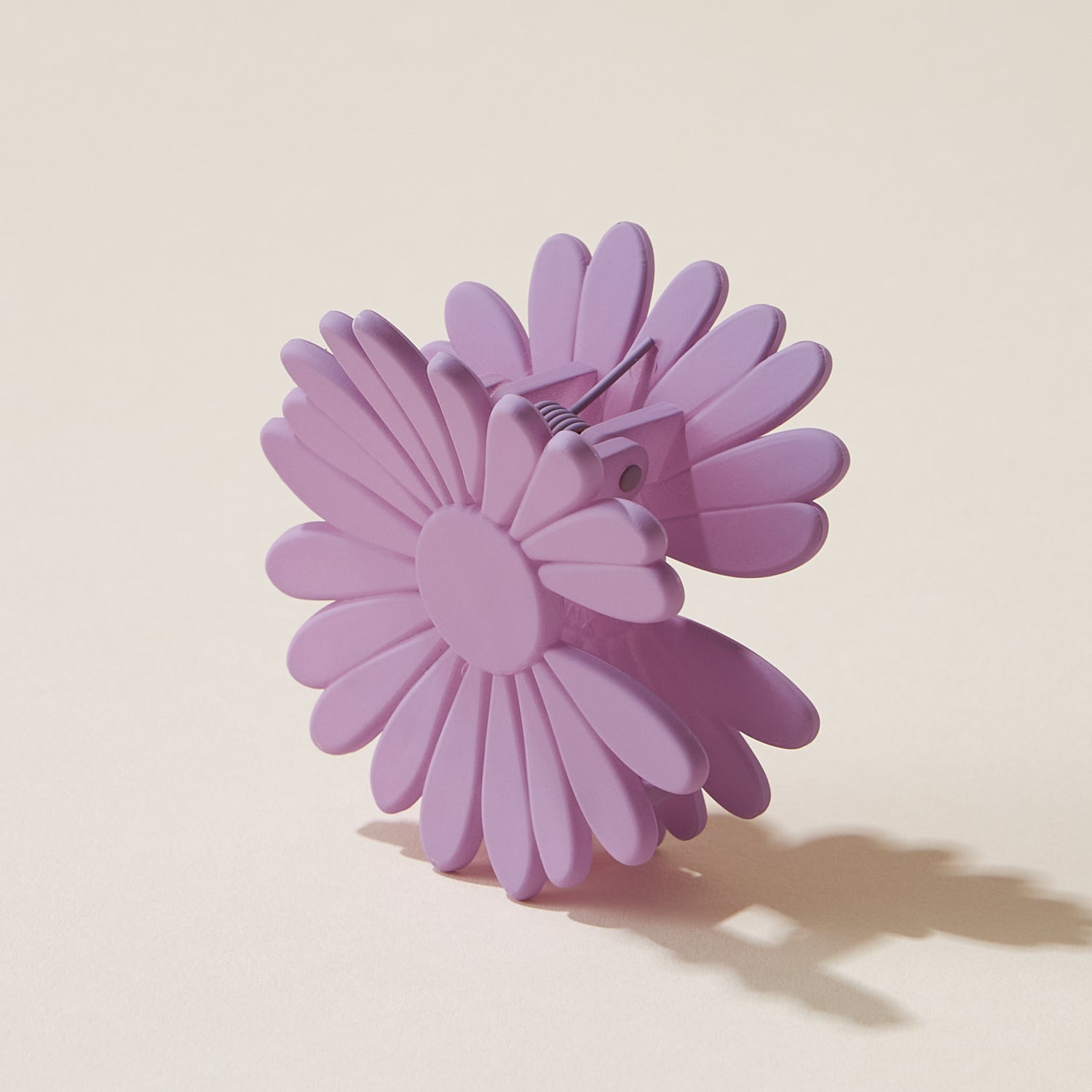 Rubber Coated Flower Claw Hair Clips - Frem