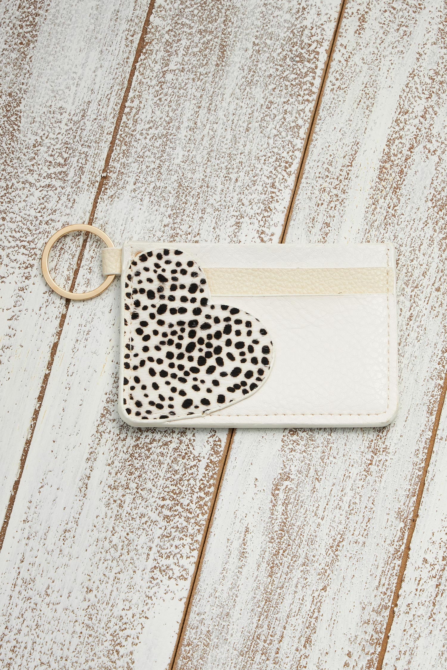 Genuine Leather ID Card Holder Key Chains - Frem