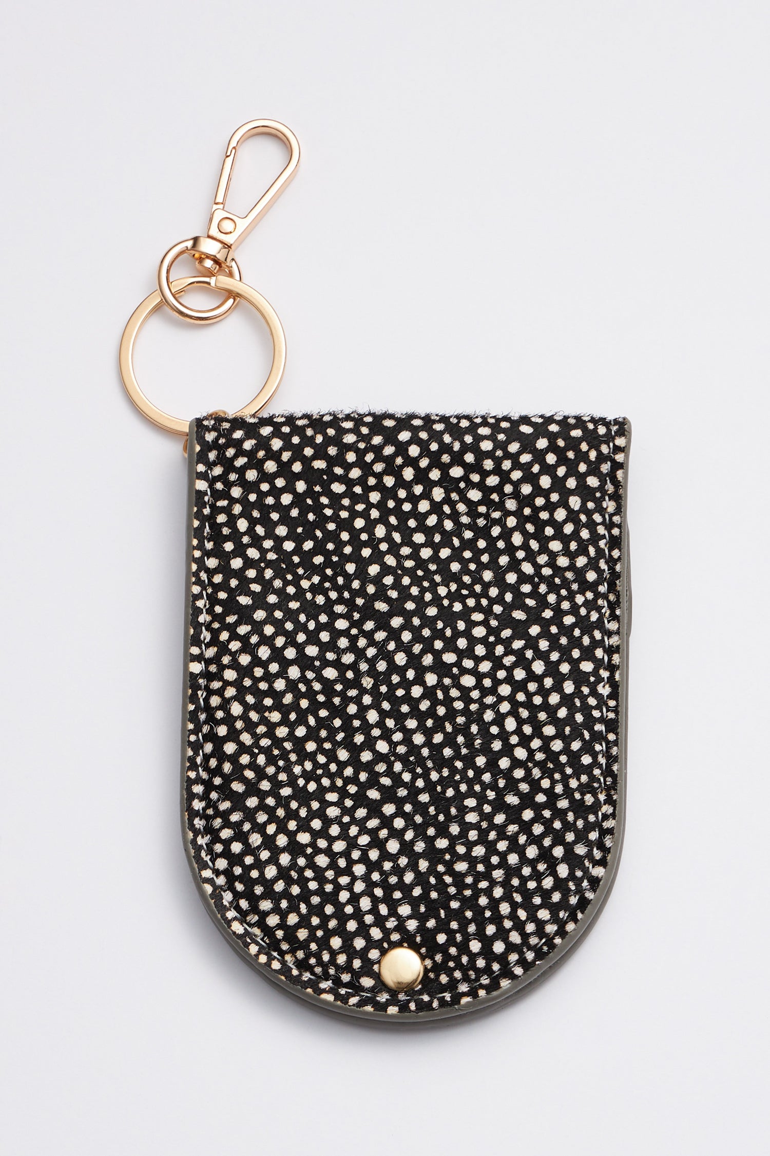 Animal Print ID Card Holder Key Chains - Frem