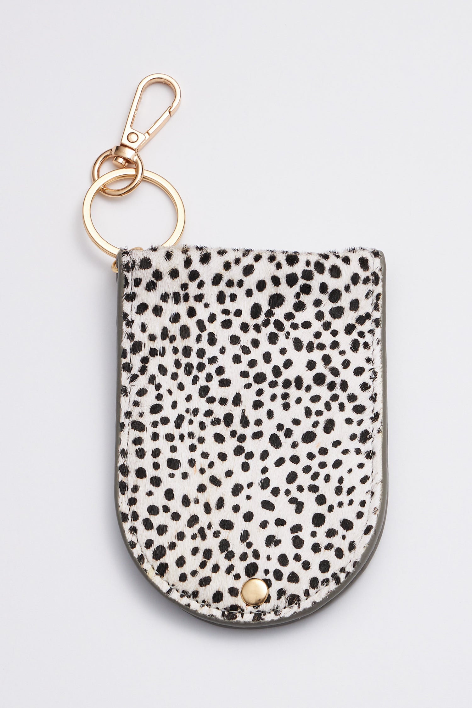 Animal Print ID Card Holder Key Chains - Frem