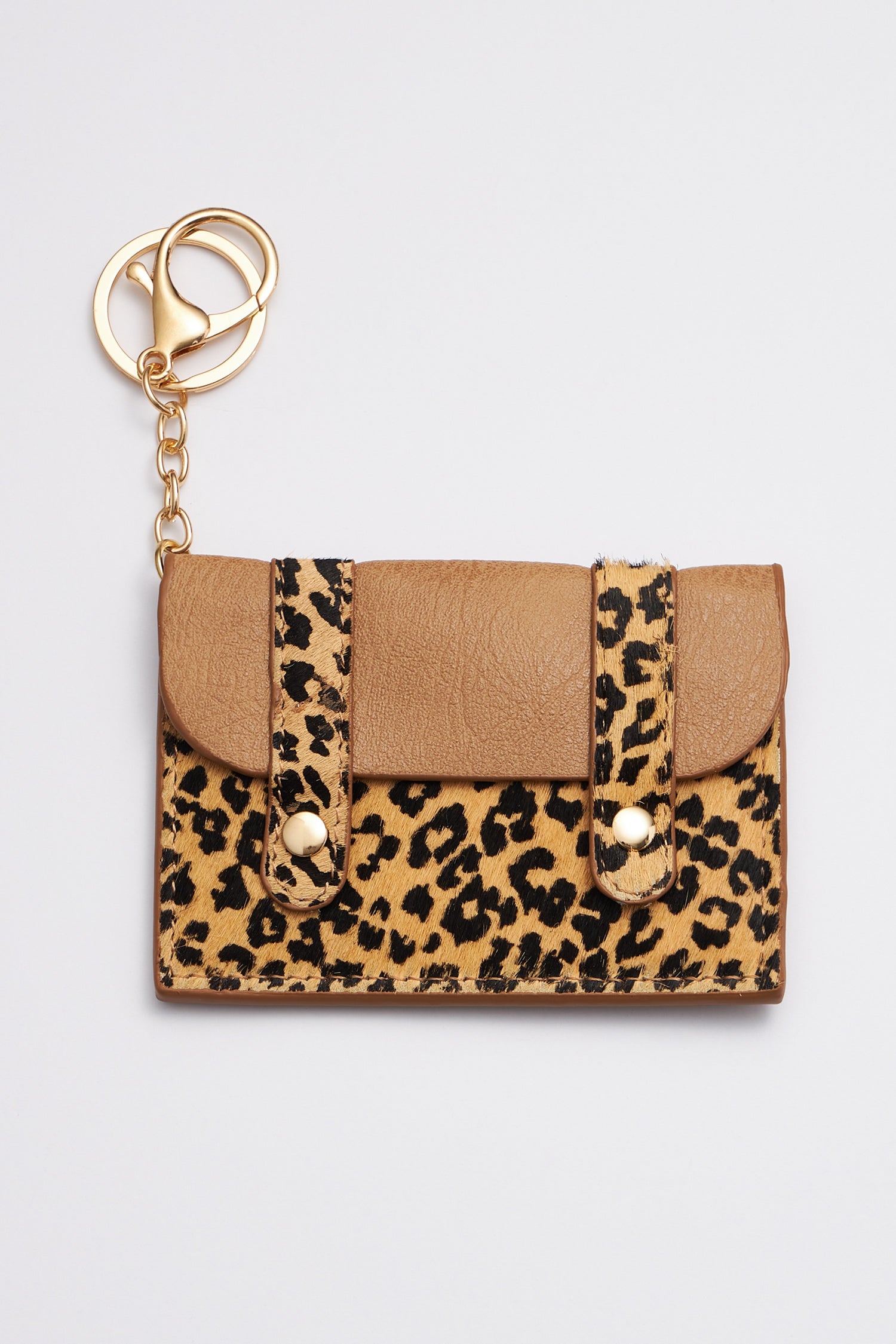Animal Print ID Card Holder Key Chains - Frem