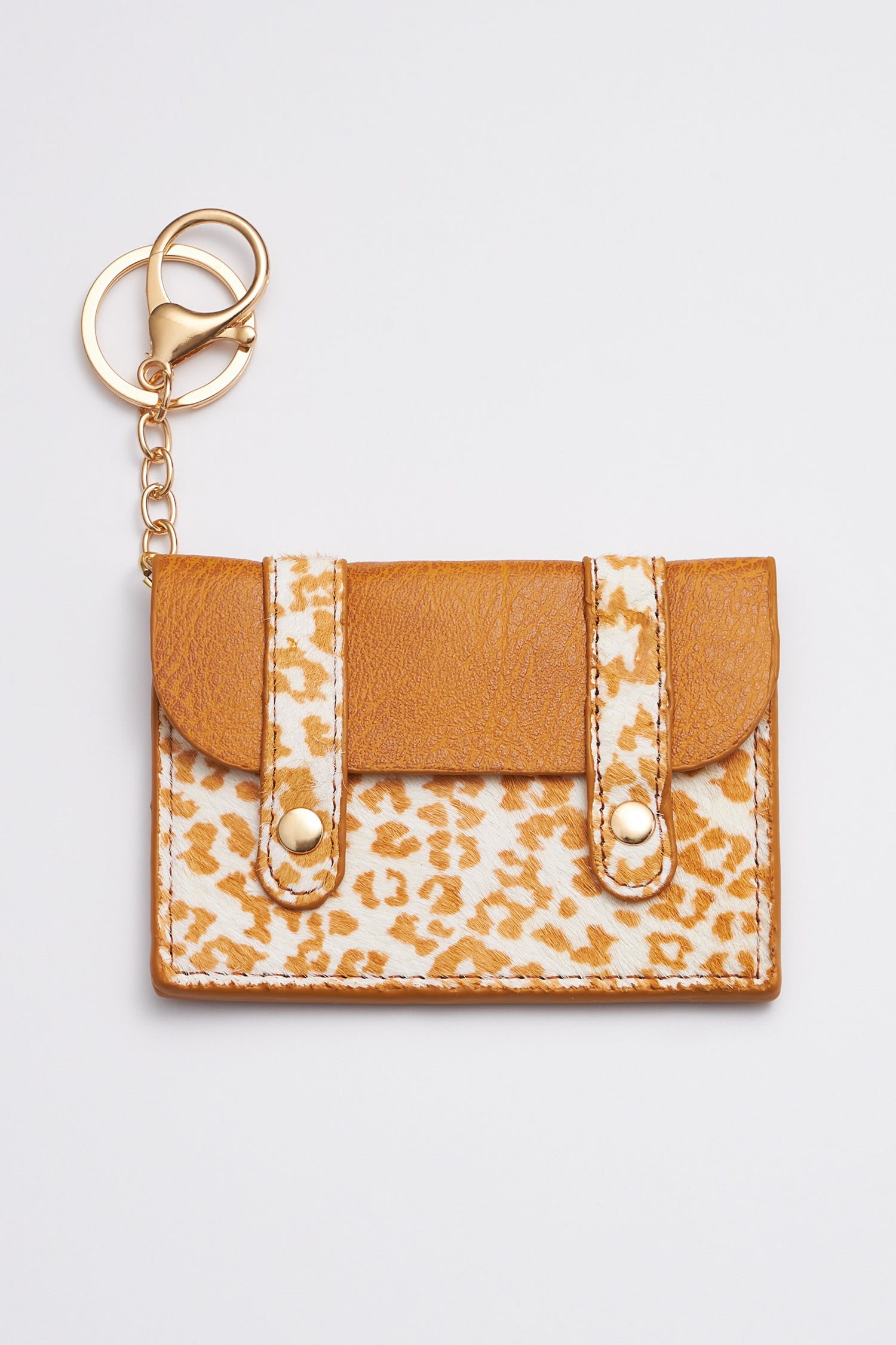 Animal Print ID Card Holder Key Chains - Frem