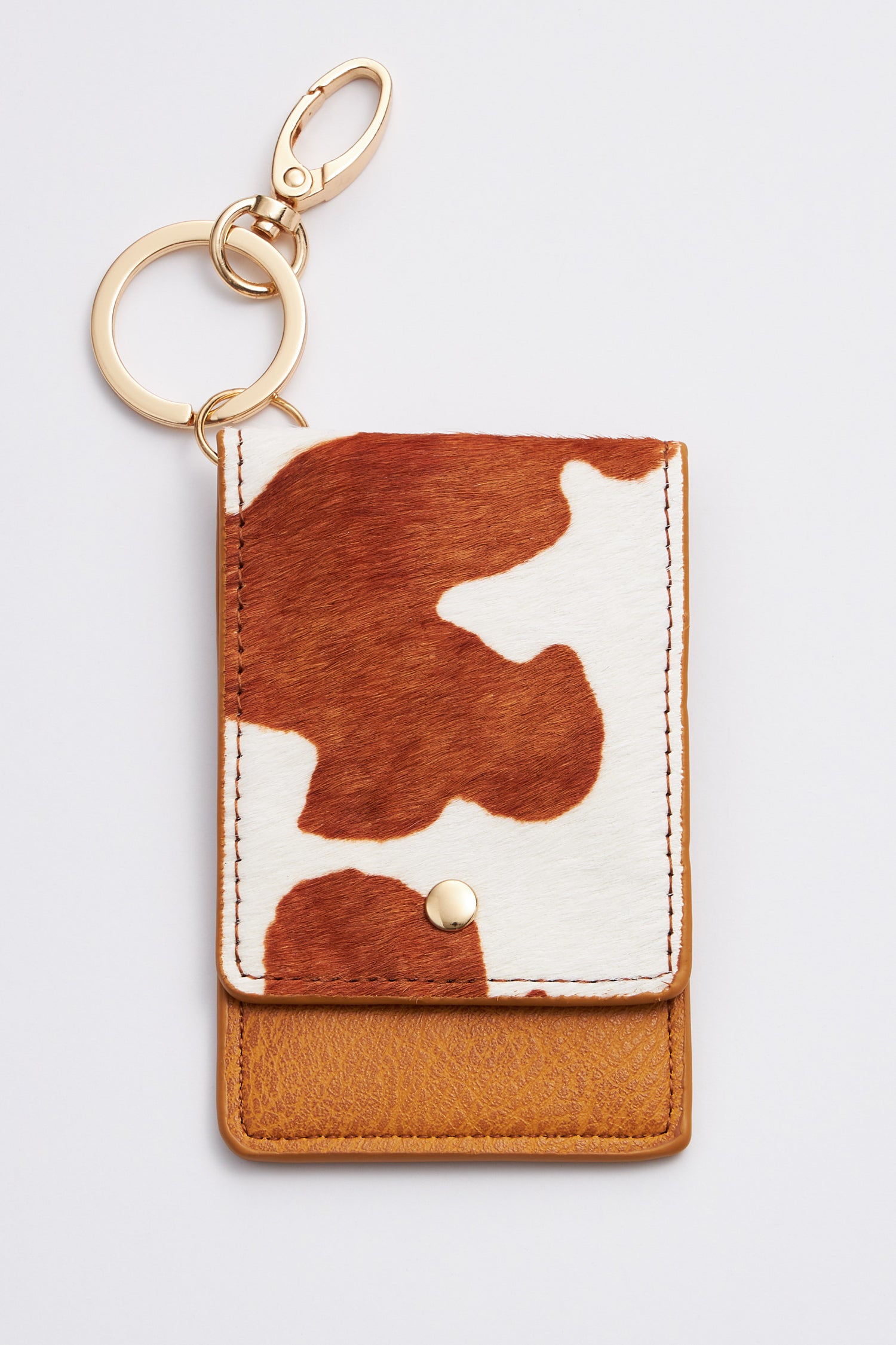 Animal Print ID Card Holder Key Chains - Frem