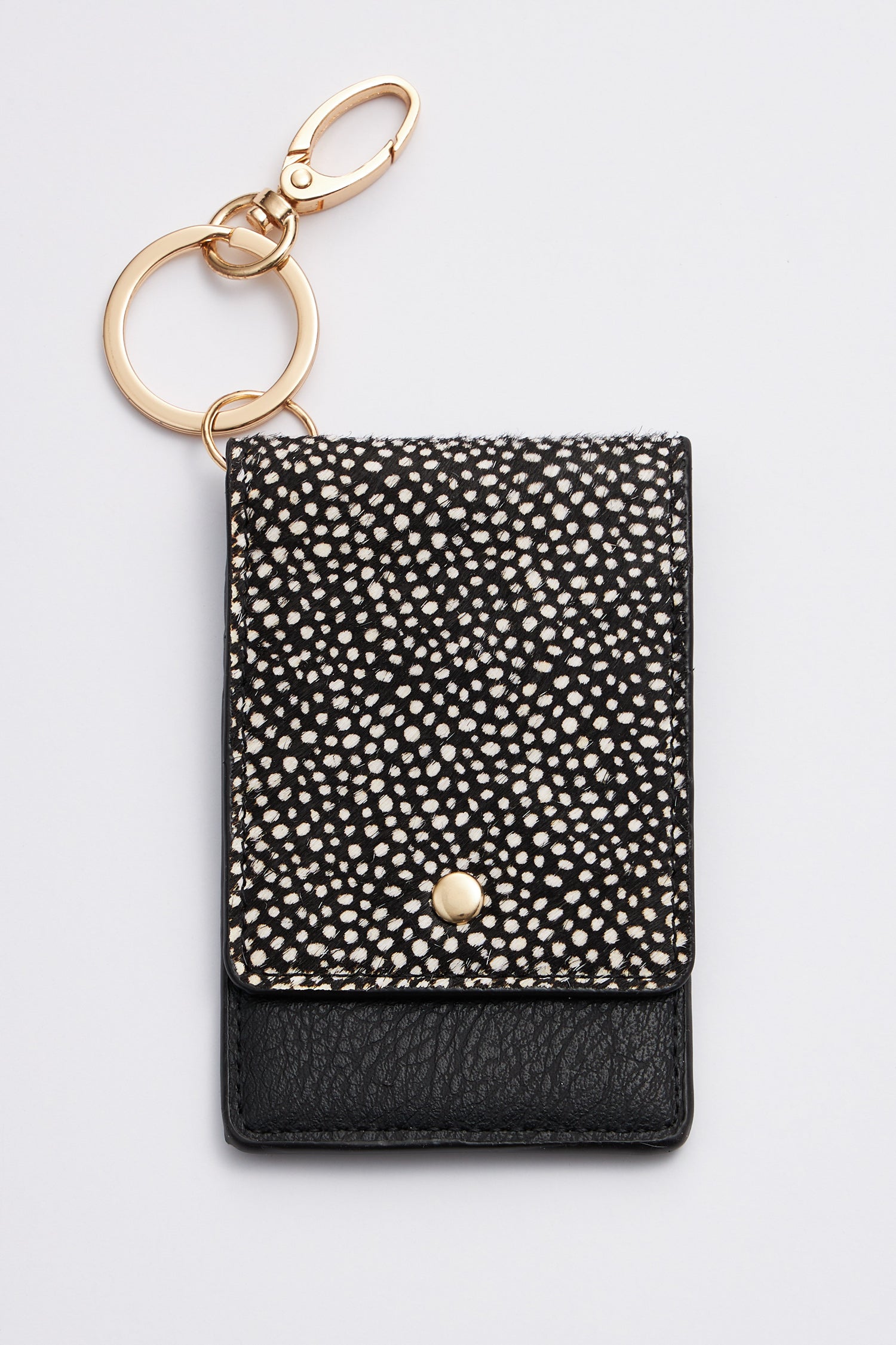 Animal Print ID Card Holder Key Chains - Frem