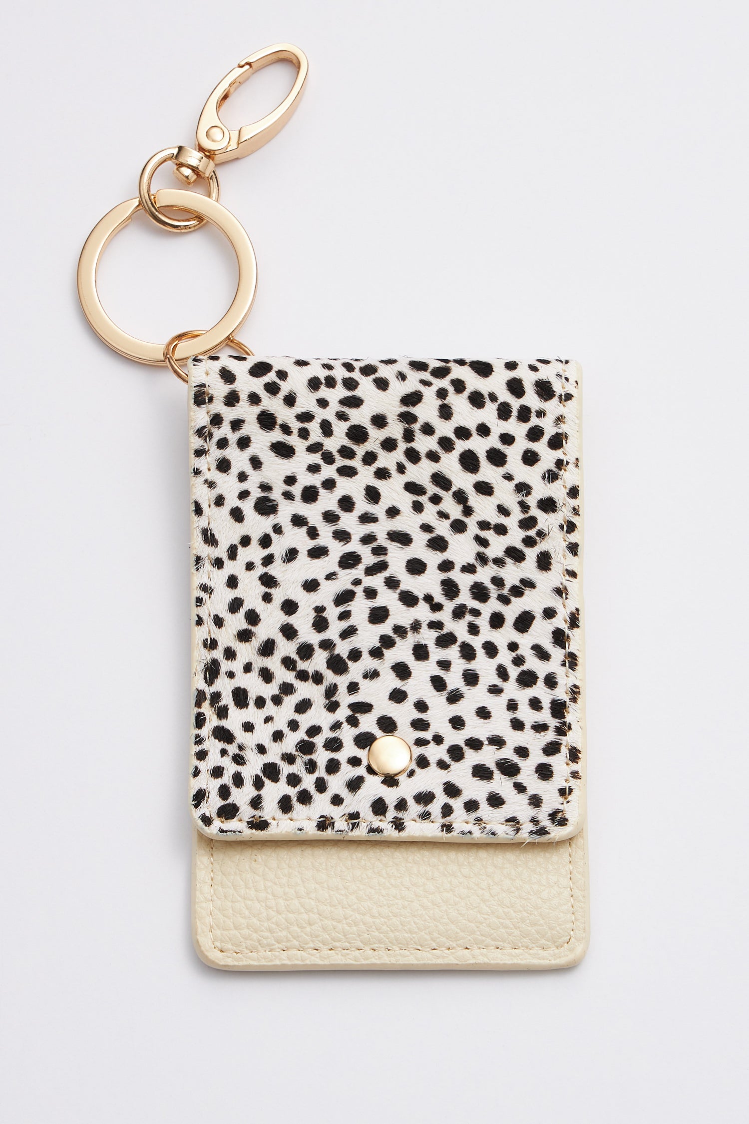 Animal Print ID Card Holder Key Chains - Frem