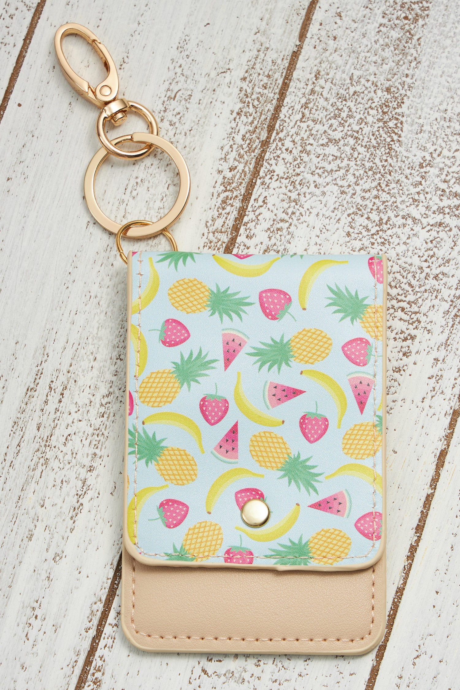 Tropical ID Card Holder Key Chains - Frem