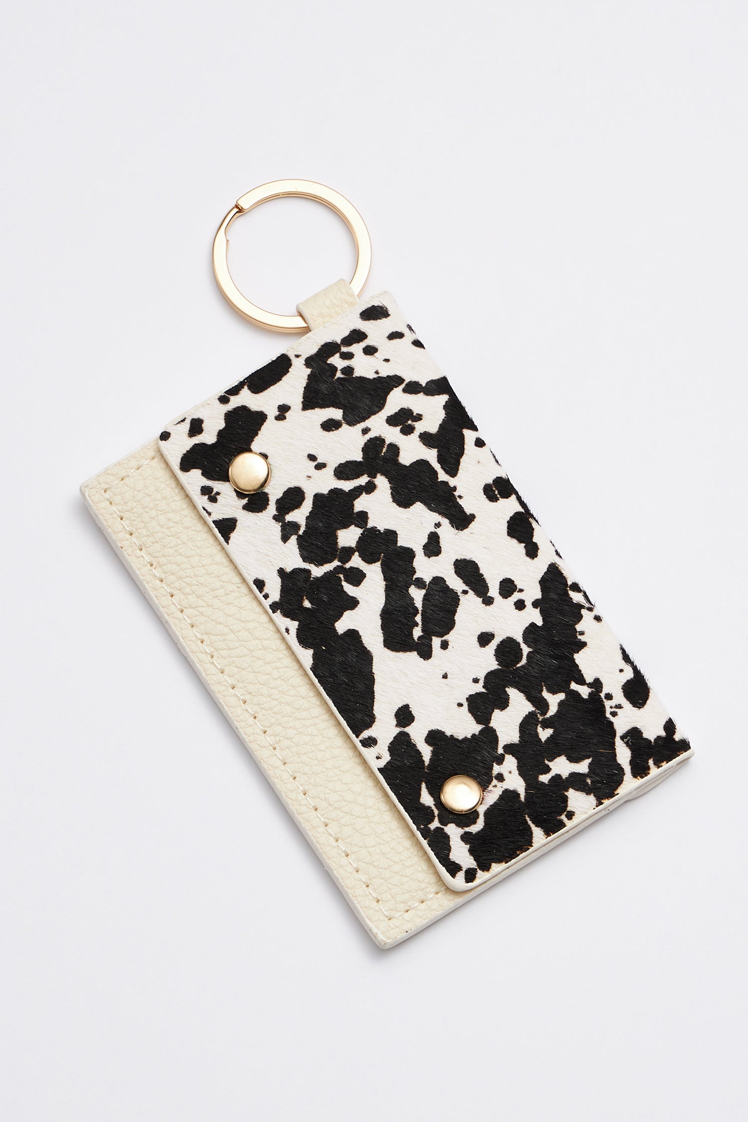 Animal Print Card Holder Key Chains - Frem