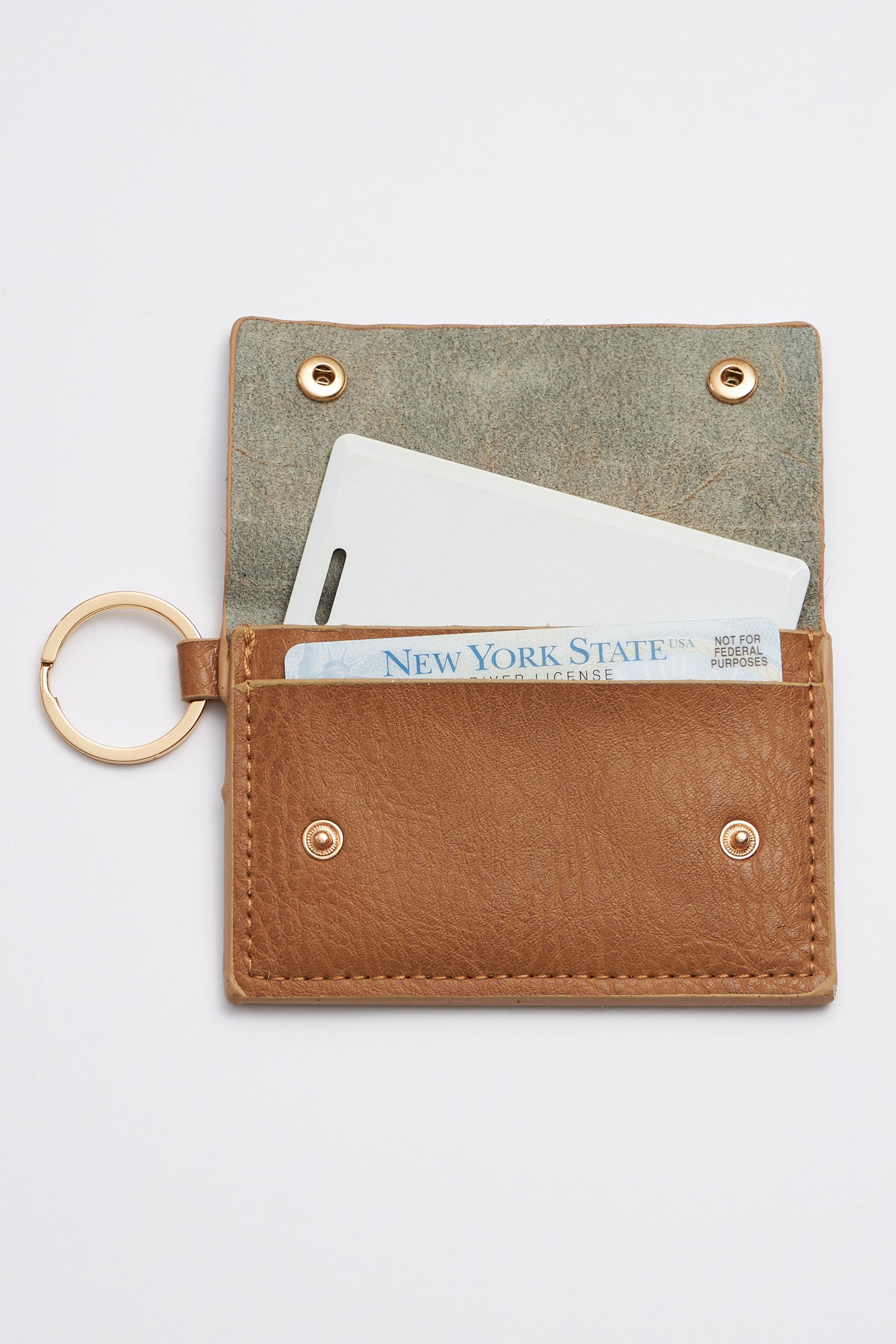 Animal Print Card Holder Key Chains - Frem
