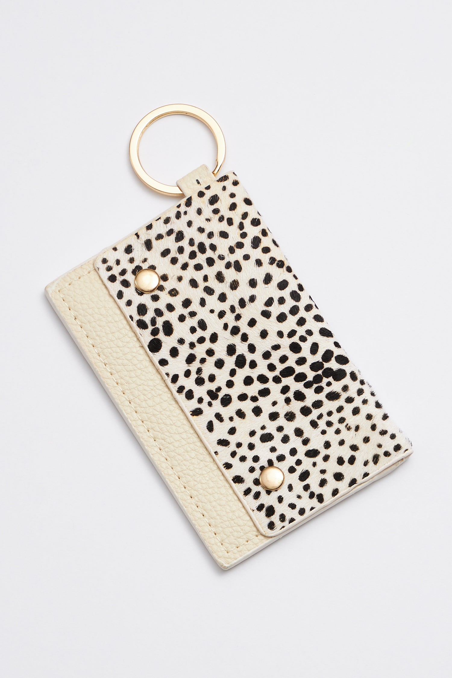 Animal Print Card Holder Key Chains - Frem