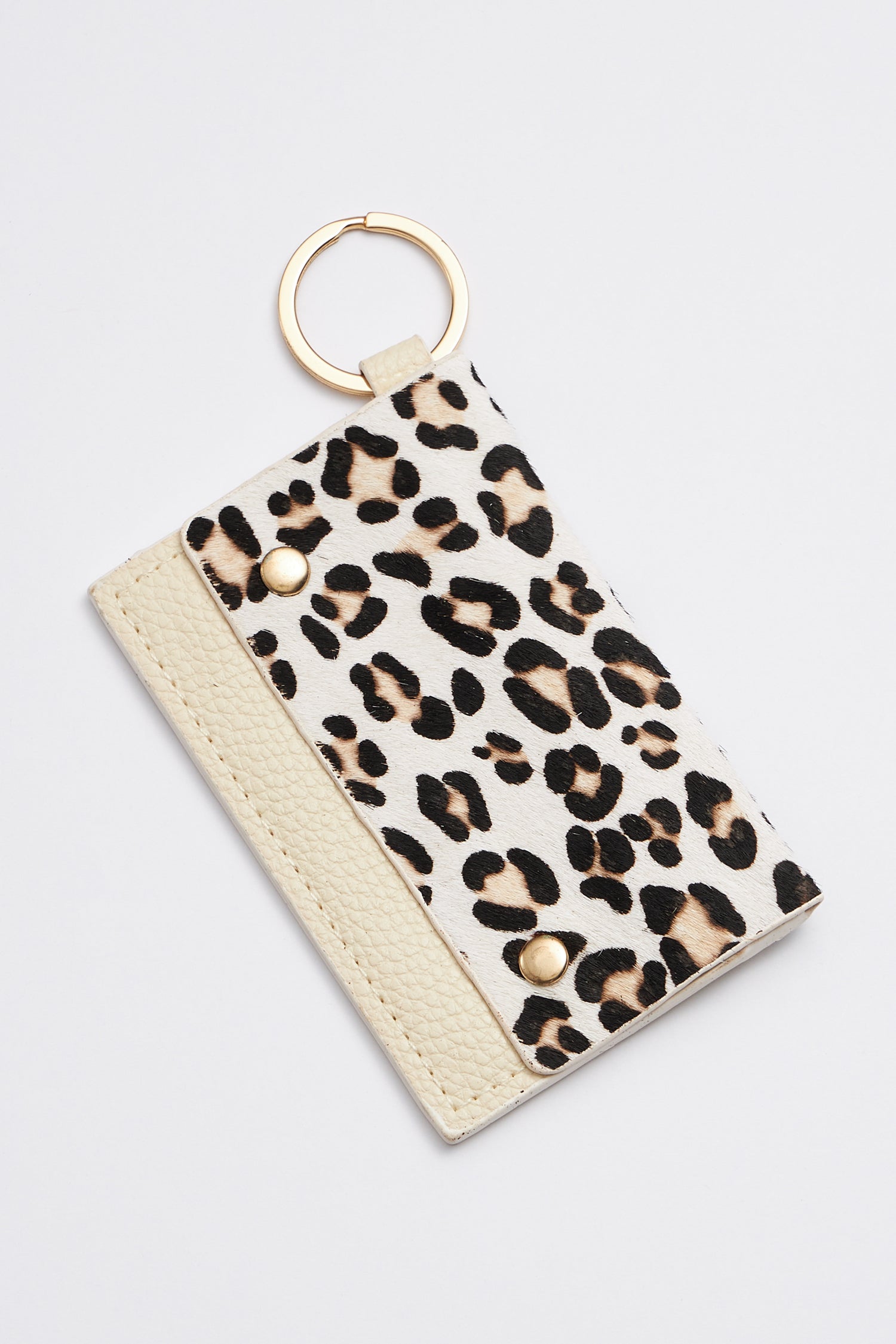 Animal Print Card Holder Key Chains - Frem