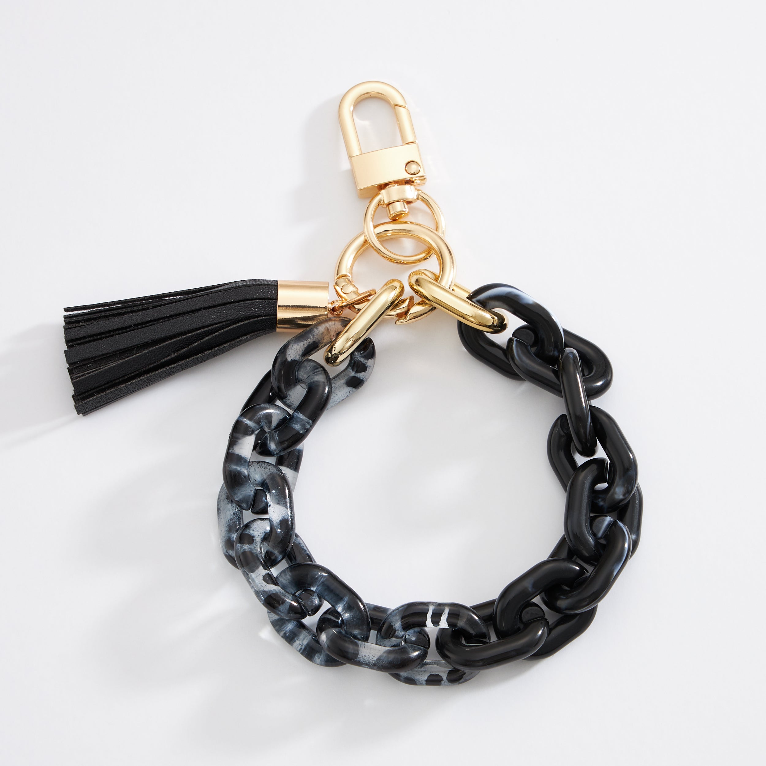 Two Tone Mixed Resin Chain Keychains - Frem