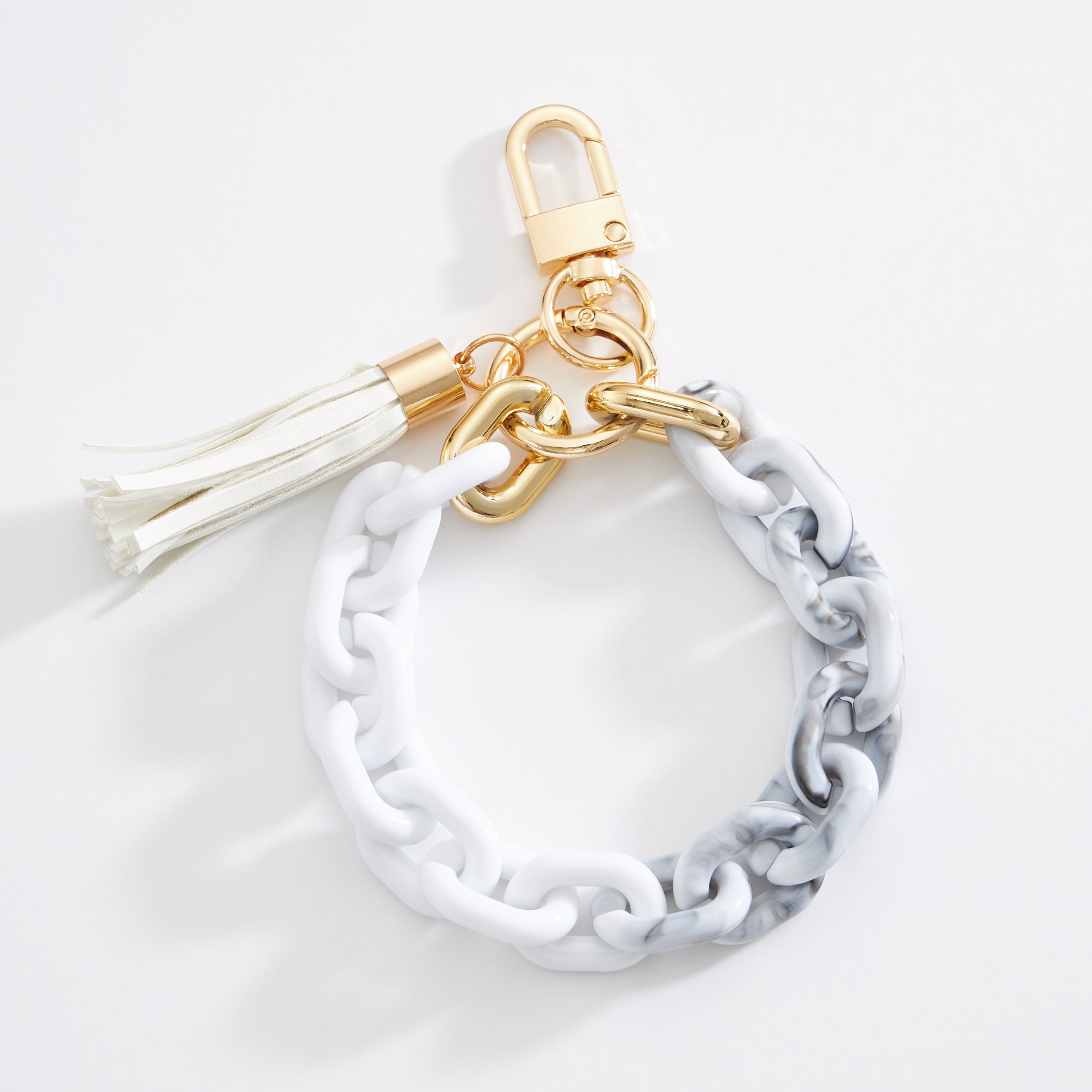 Two Tone Mixed Resin Chain Keychains - Frem