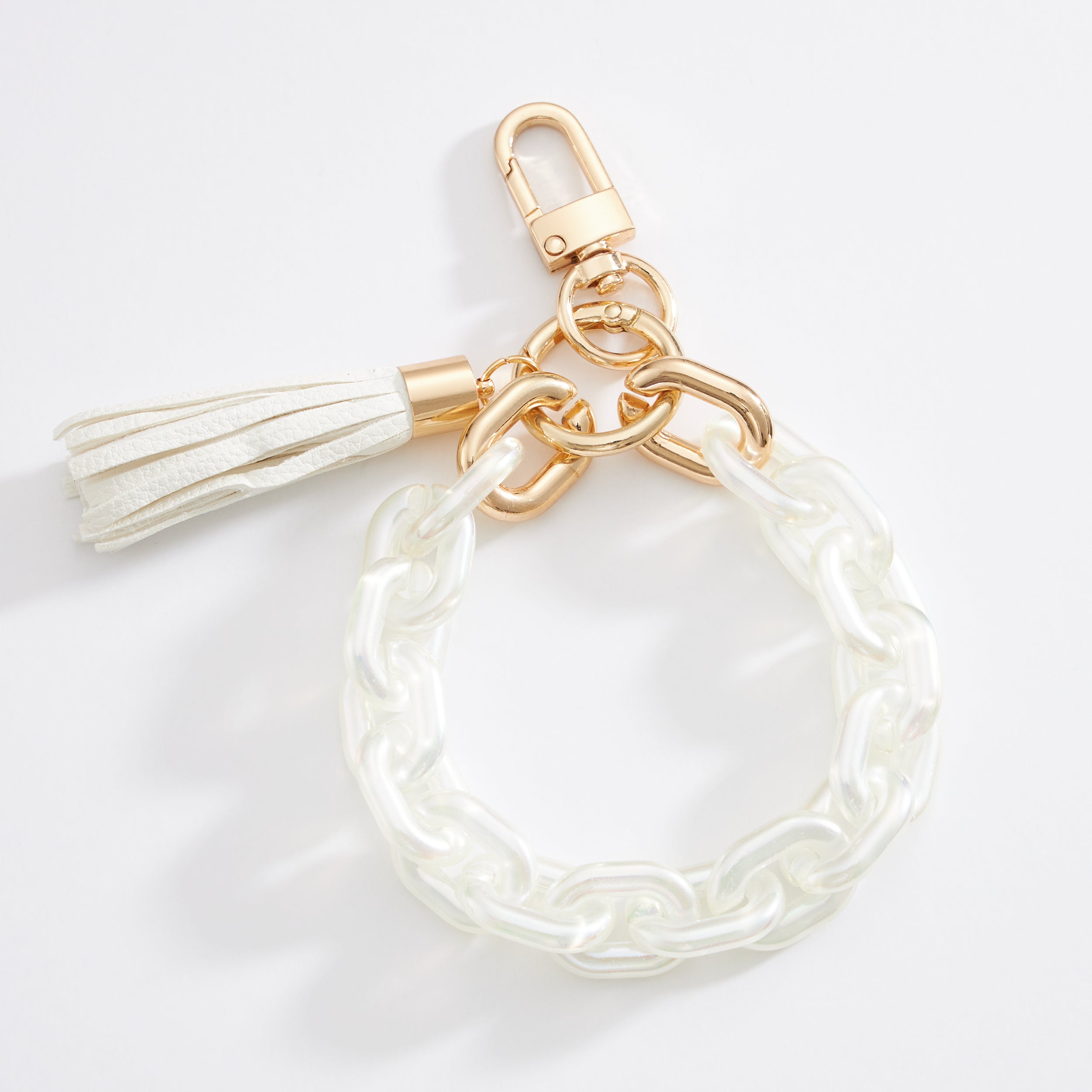 Two Tone Mixed Resin Chain Keychains - Frem
