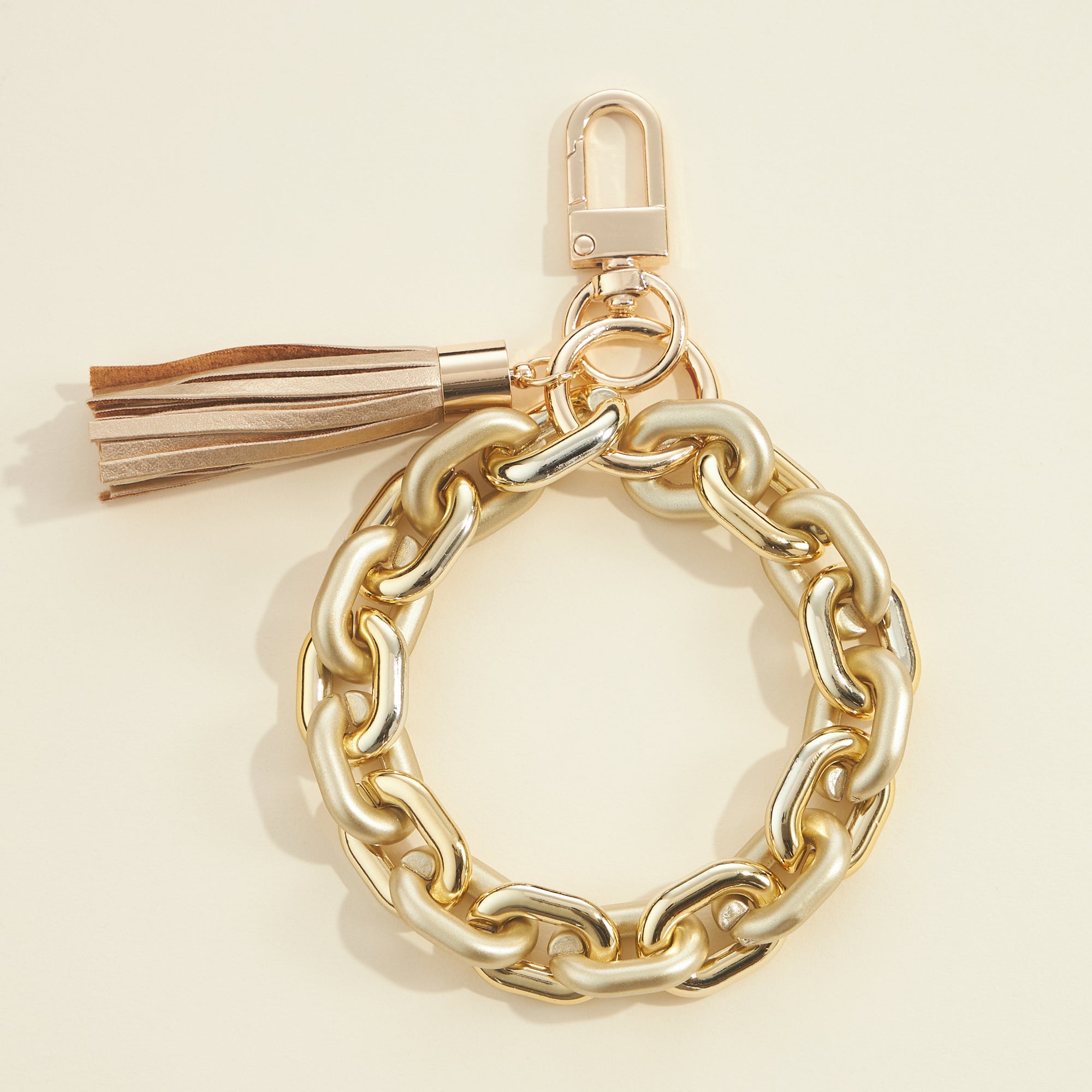 Metallic Link Chain Keychain - Frem