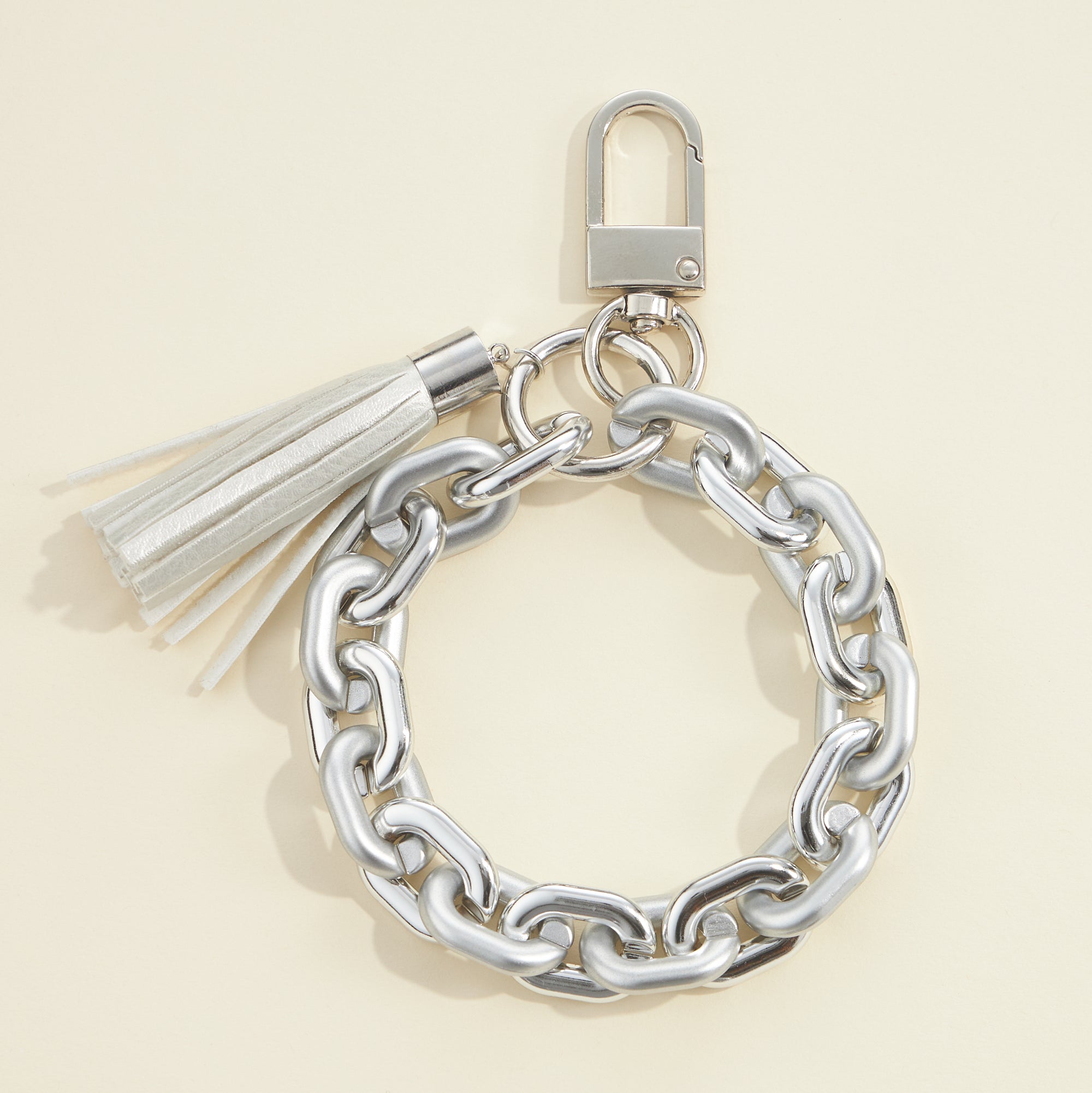 Metallic Link Chain Keychain - Frem