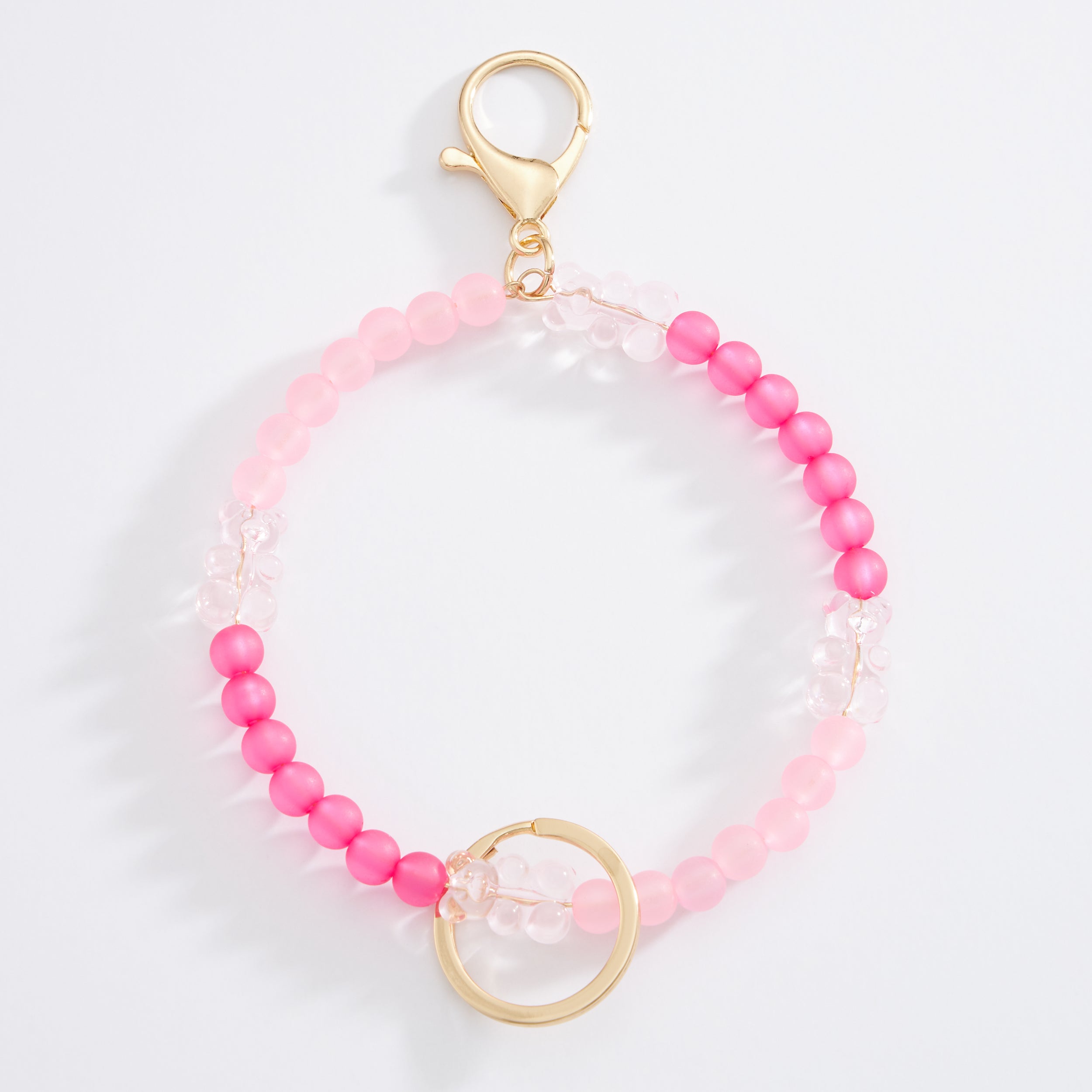 Gummy Bear Beaded Wristlet Keychains - Frem