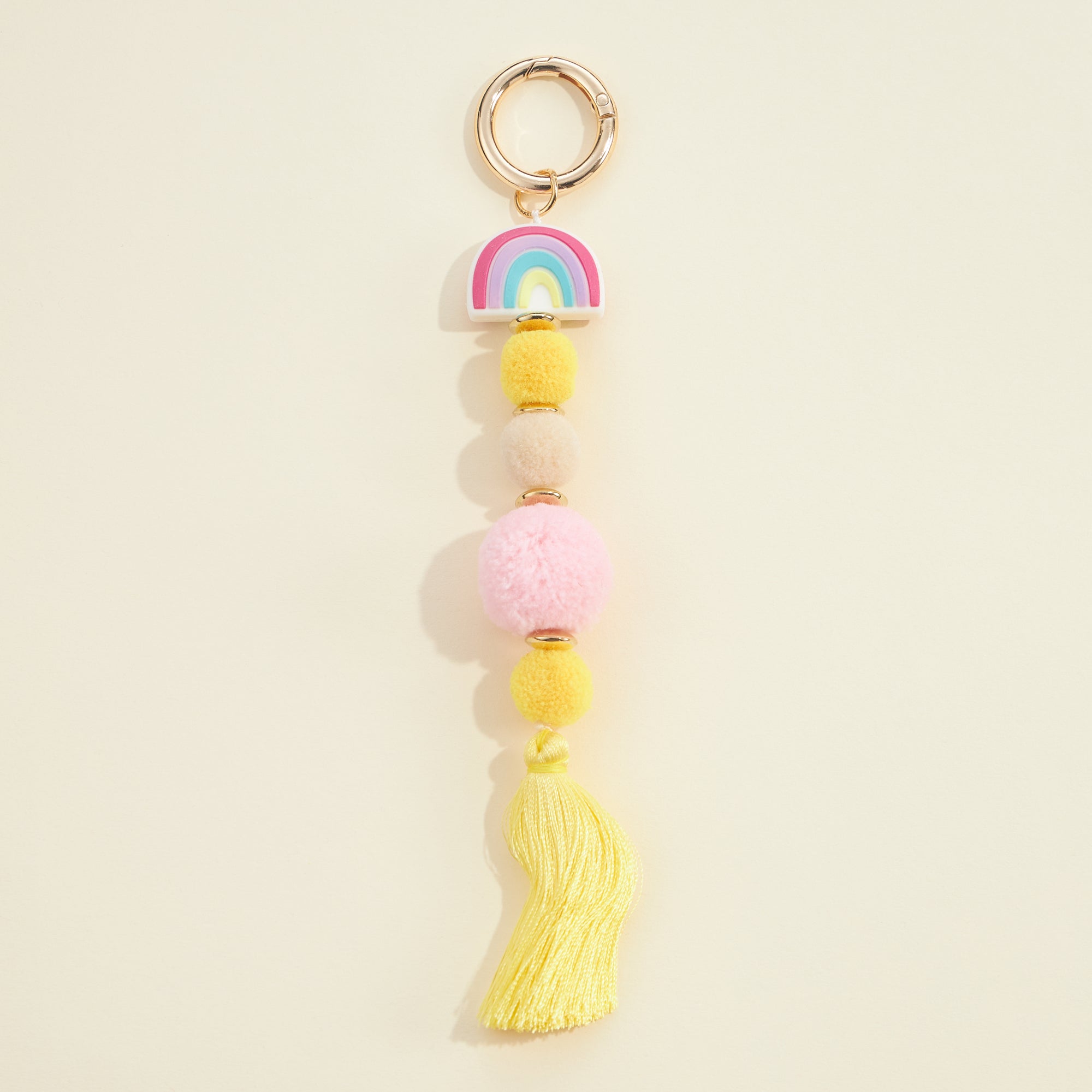 Pom Poms Rainbow Keychain - Frem