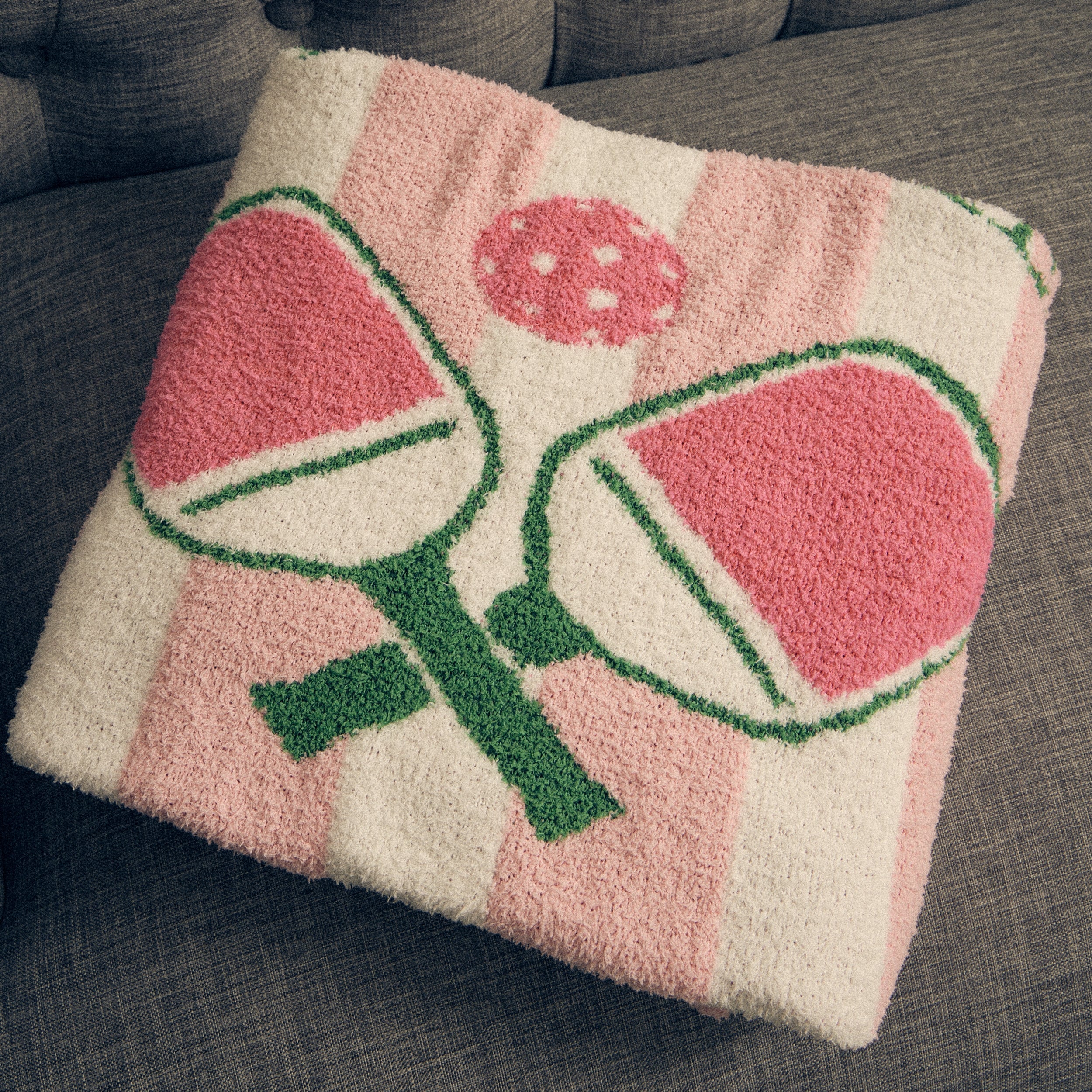 Pickleball Club Premium Terry Cloth Blanket