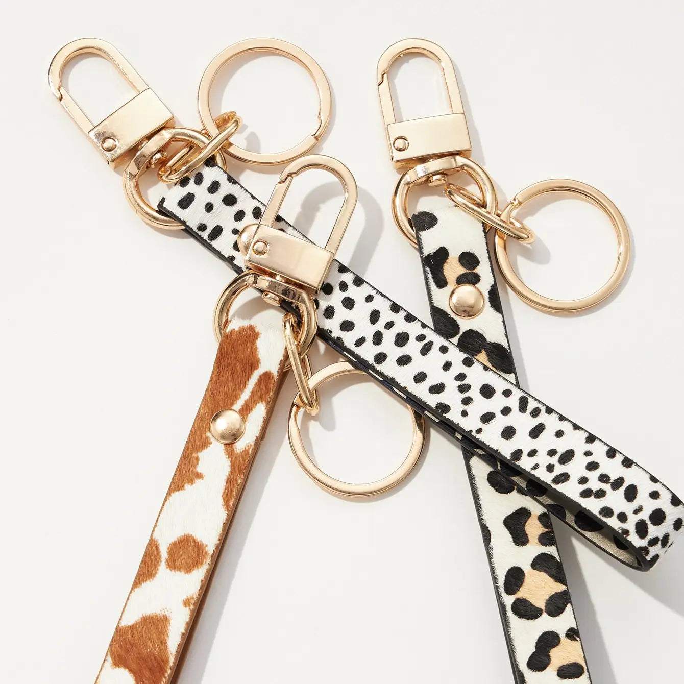 Refined Calfskin Keychain with O-Ring