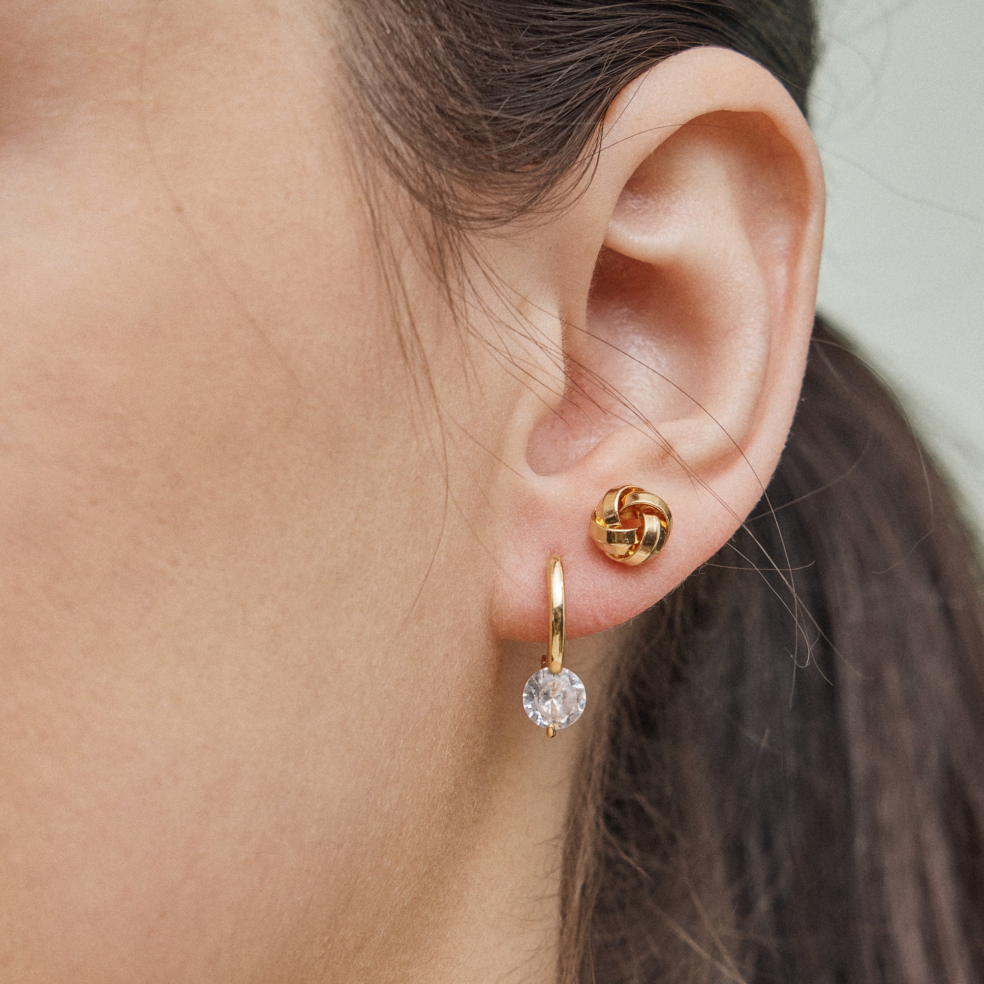 18K Gold Dipped 12-Piece Earring Set – Heart, Pearl, Knot & Hoop Collection - Frem