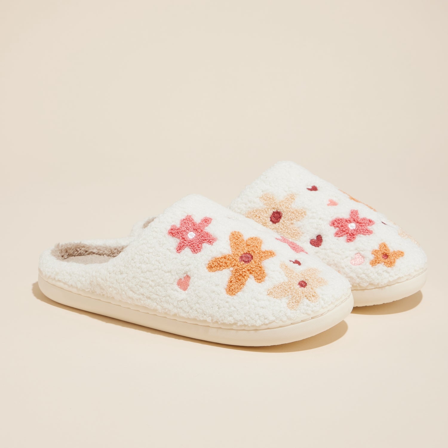 Cozy Multi-Floral Patterned Home Slippers
