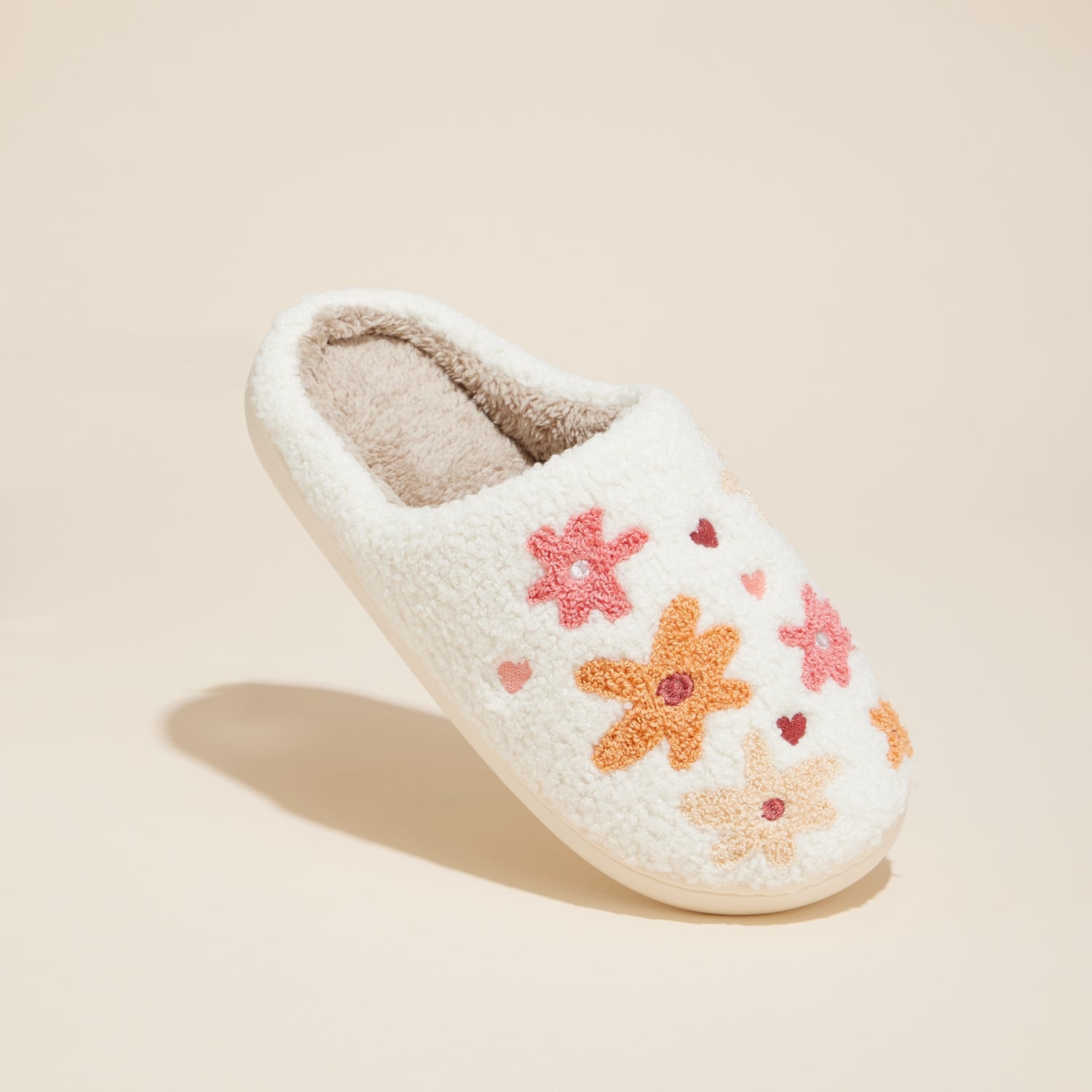 Cozy Multi-Floral Patterned Home Slippers