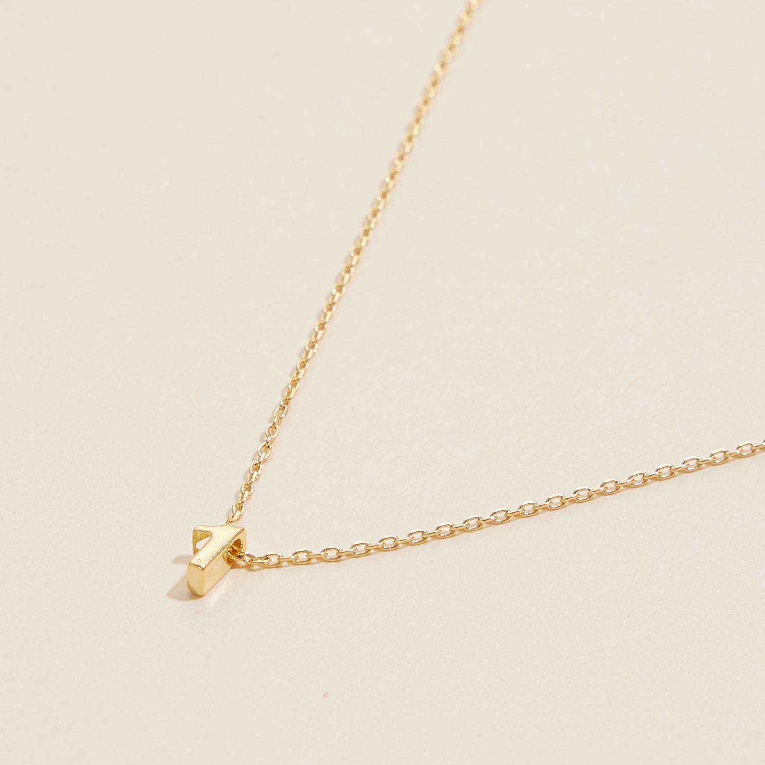 Minimalist Numbers Gold-Dipped | Short Necklace