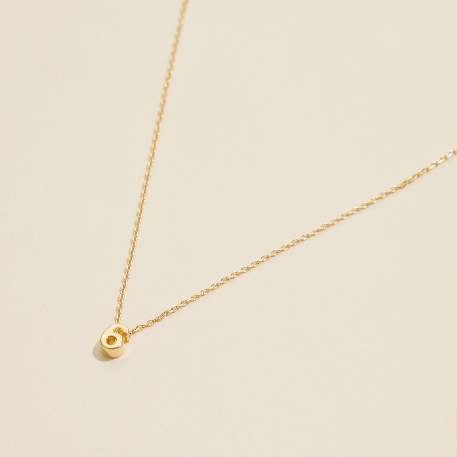 Minimalist Numbers Gold-Dipped | Short Necklace