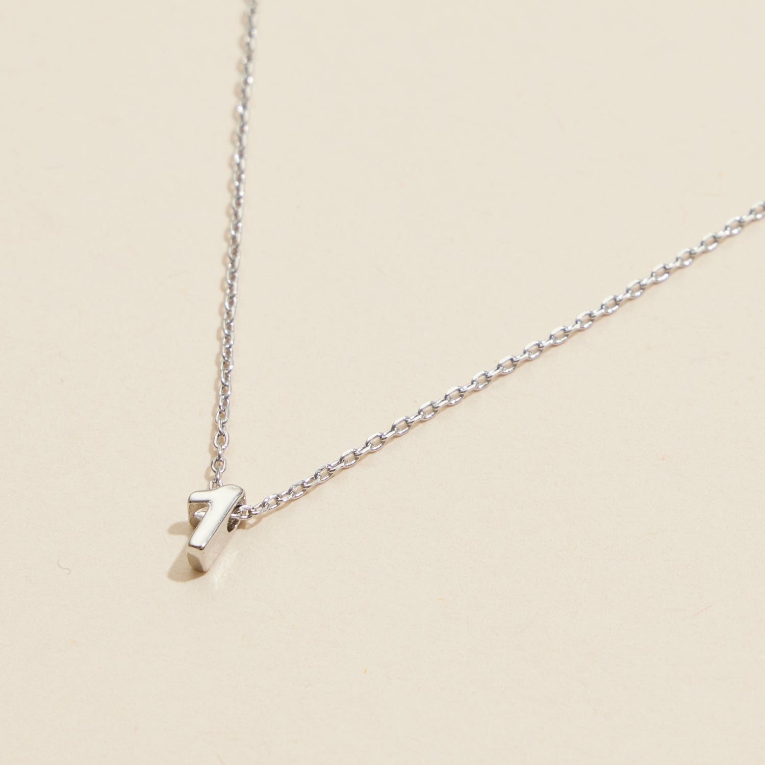 Minimalist Numbers Gold-Dipped | Short Necklace